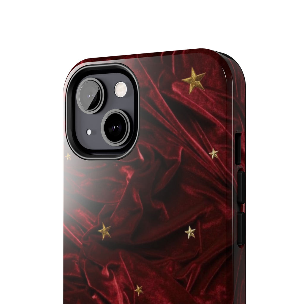 Holiday Velvet Star Tough Phone Case
