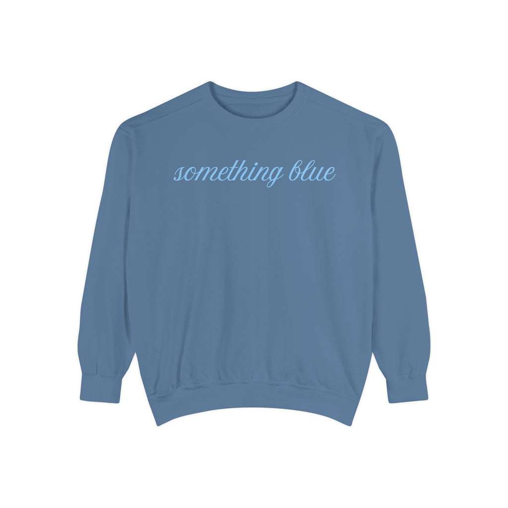 Something Blue Comfort Color Sweatshirt for Bride