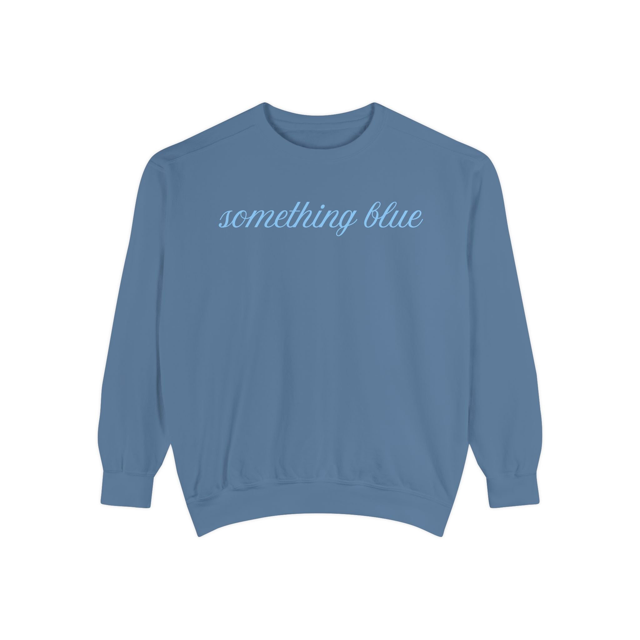 Something Blue Comfort Color Sweatshirt for Bride