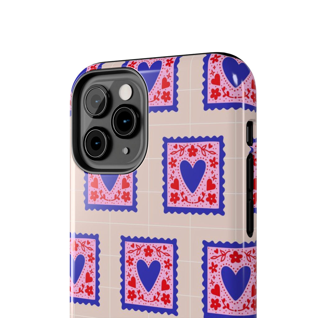 Heart Stamp Tough Phone Case