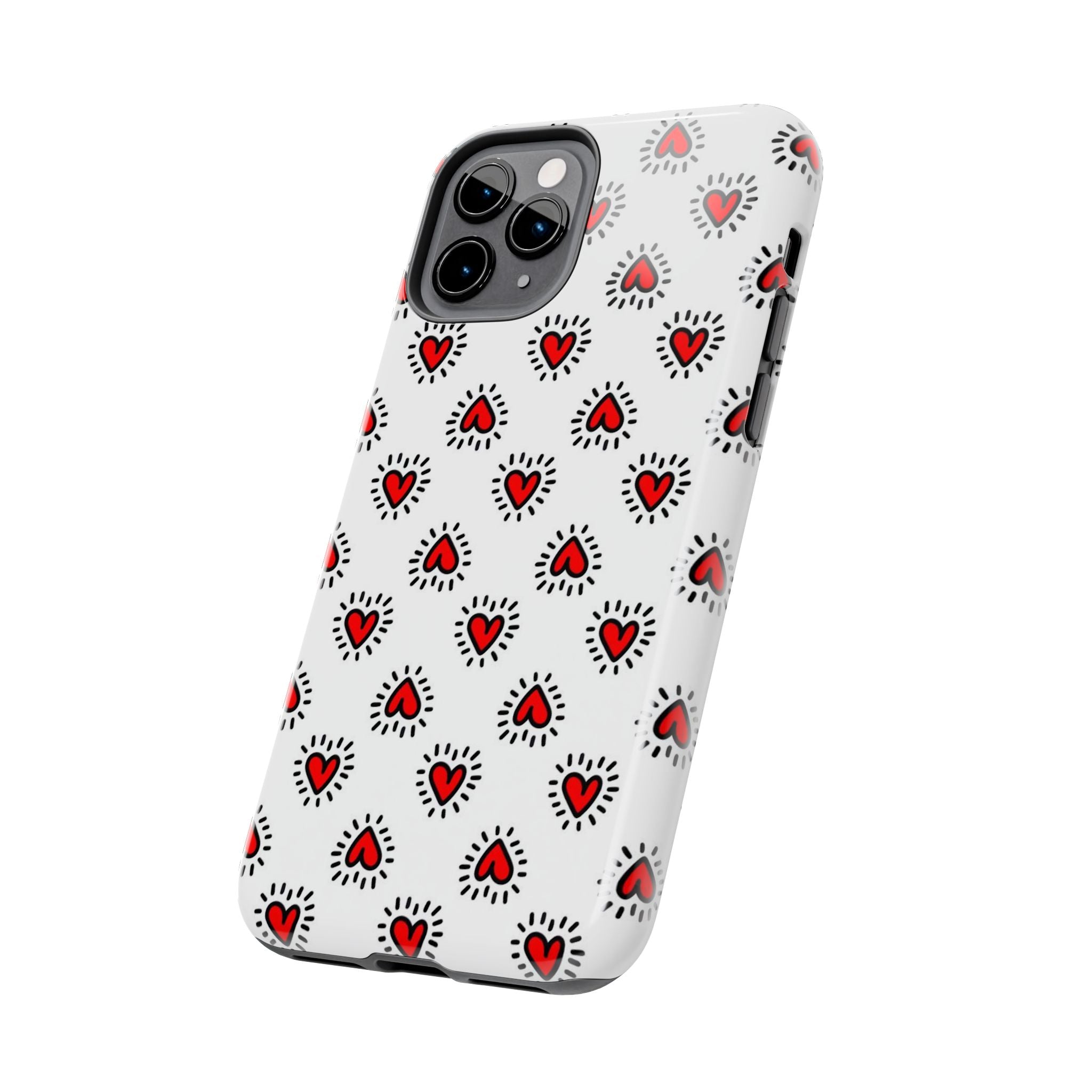 Heart Doodle Tough Phone Case