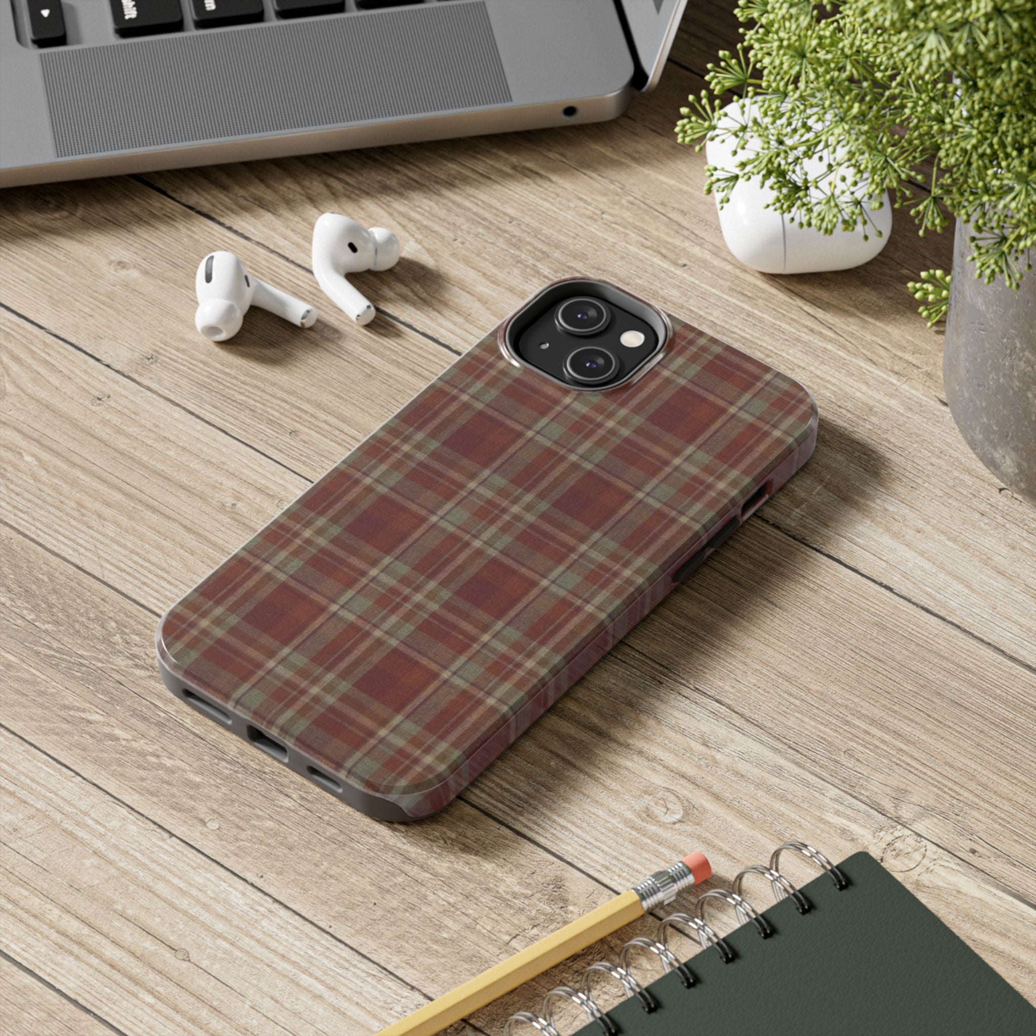 Autumn Plaid Tough Phone Case