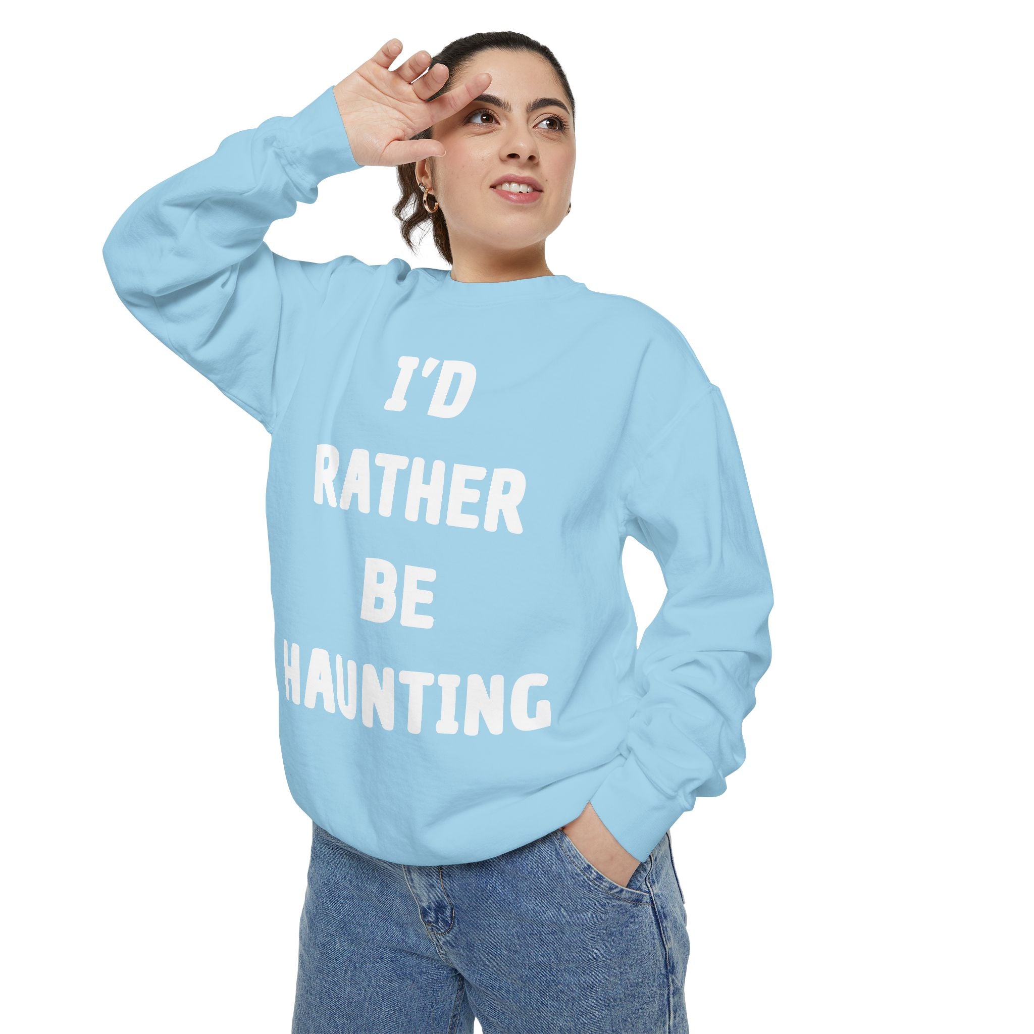 Haunting Halloween Garment-Dyed Sweatshirt