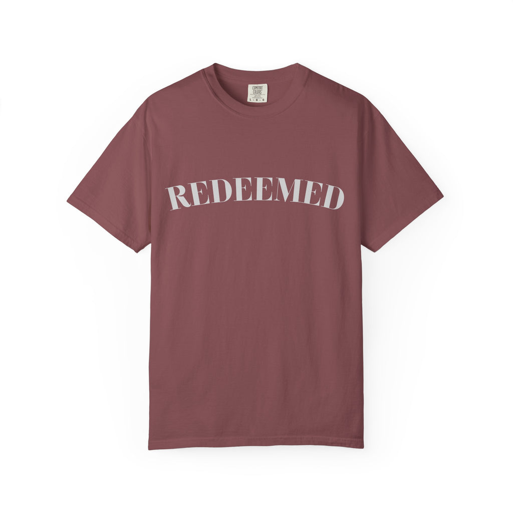Redeemed Garment-Dyed T-Shirt, Christian Apparel