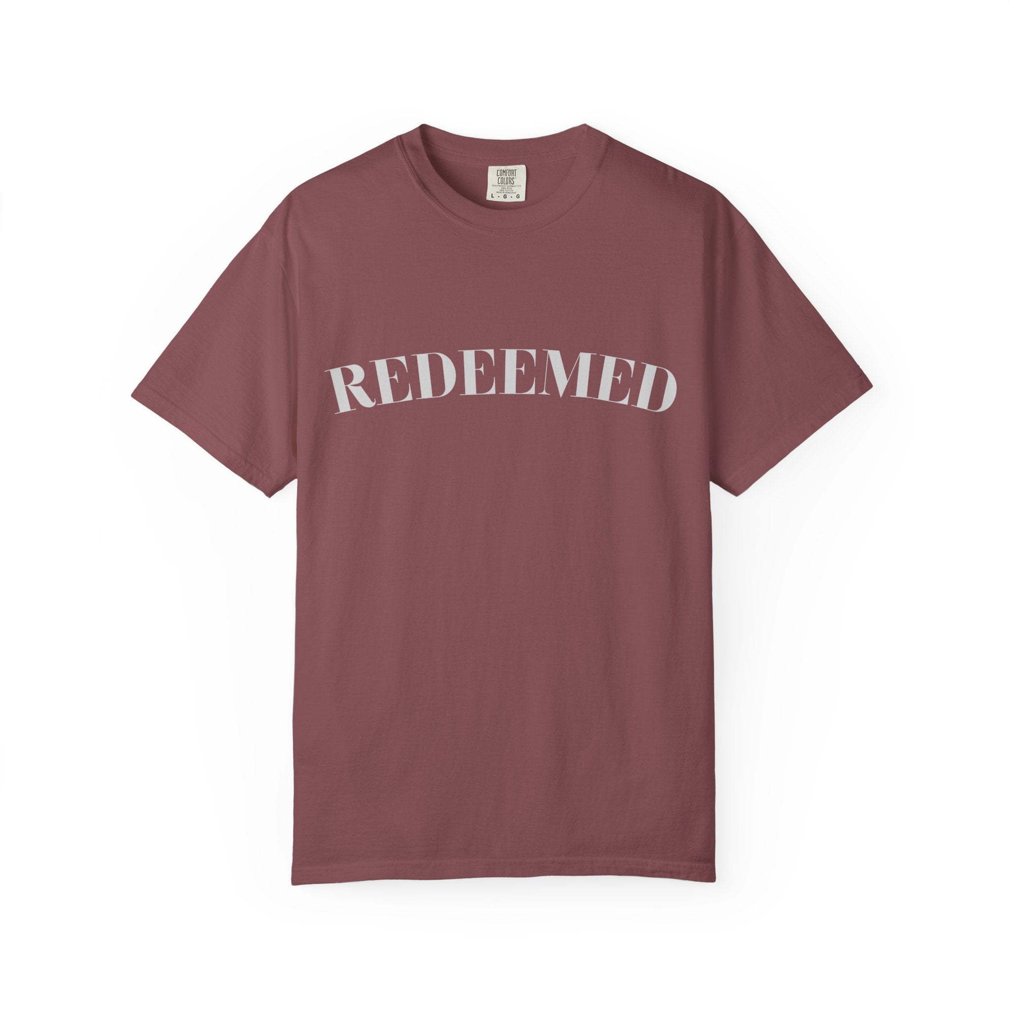 Redeemed Garment-Dyed T-Shirt, Christian Apparel