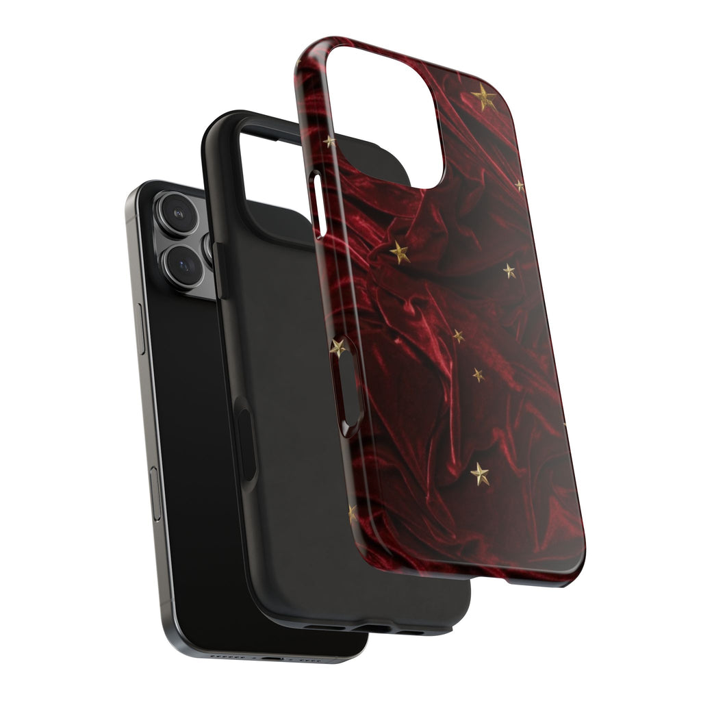 Holiday Velvet Star Tough Phone Case