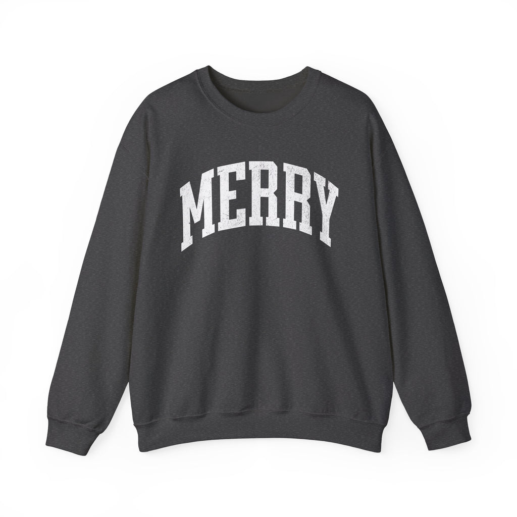 Merry Crewneck Sweatshirt for Holiday