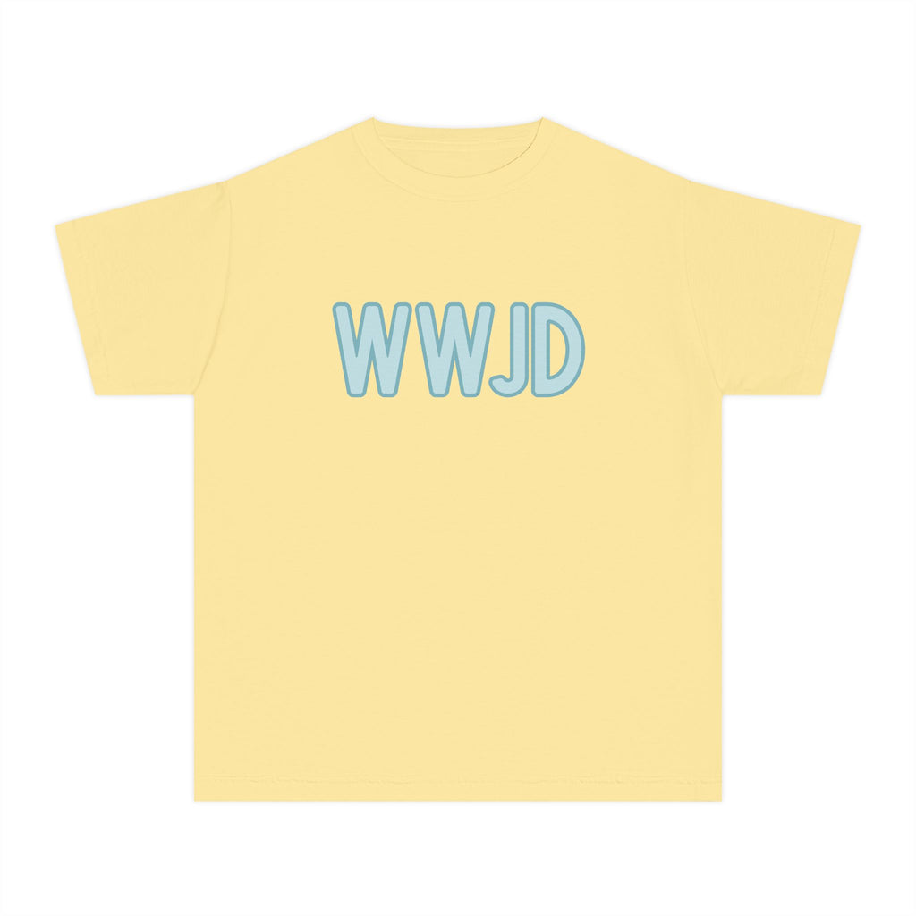 Youth WWJD Midweight Tee for Faith-Inspired Kids