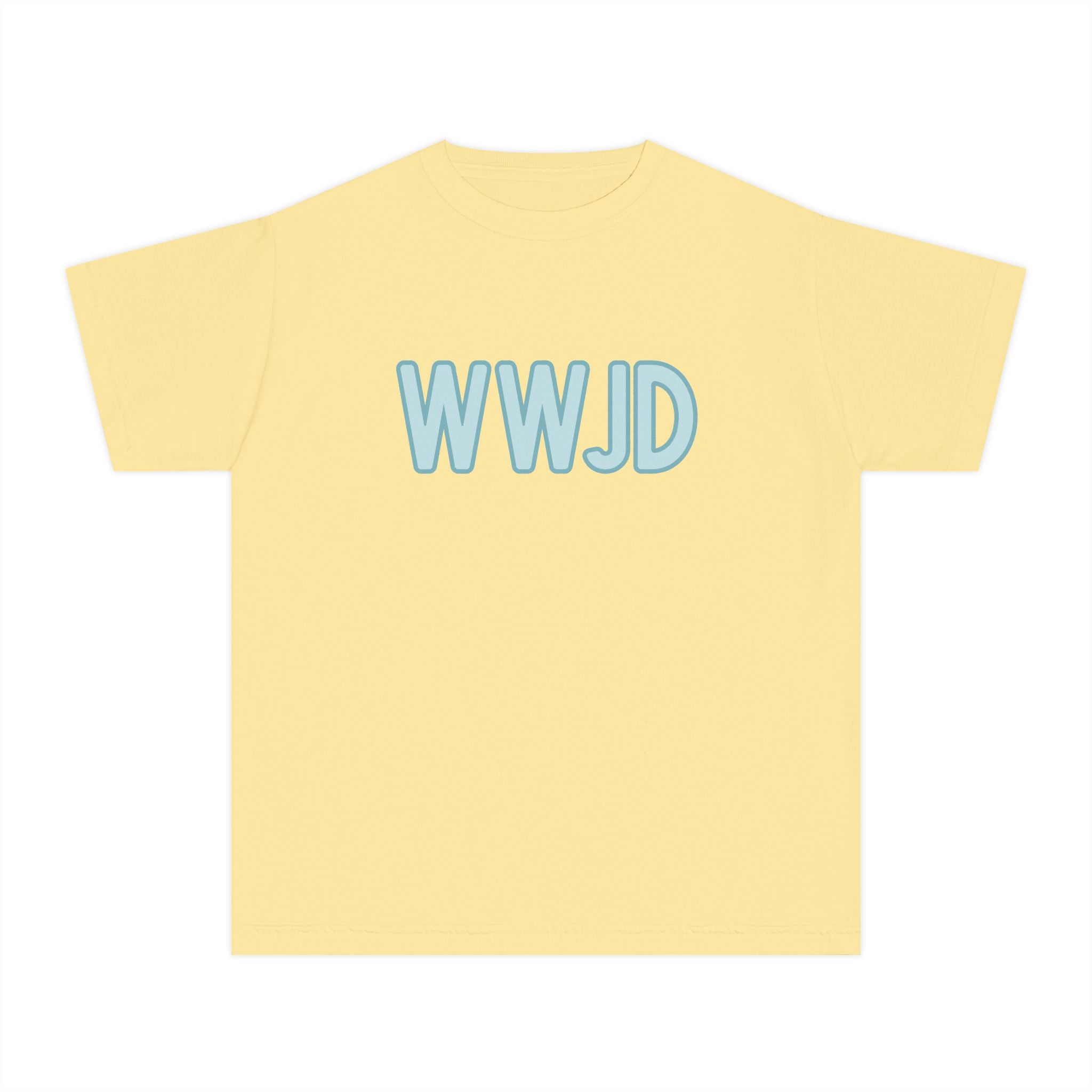 Youth WWJD Midweight Tee for Faith-Inspired Kids
