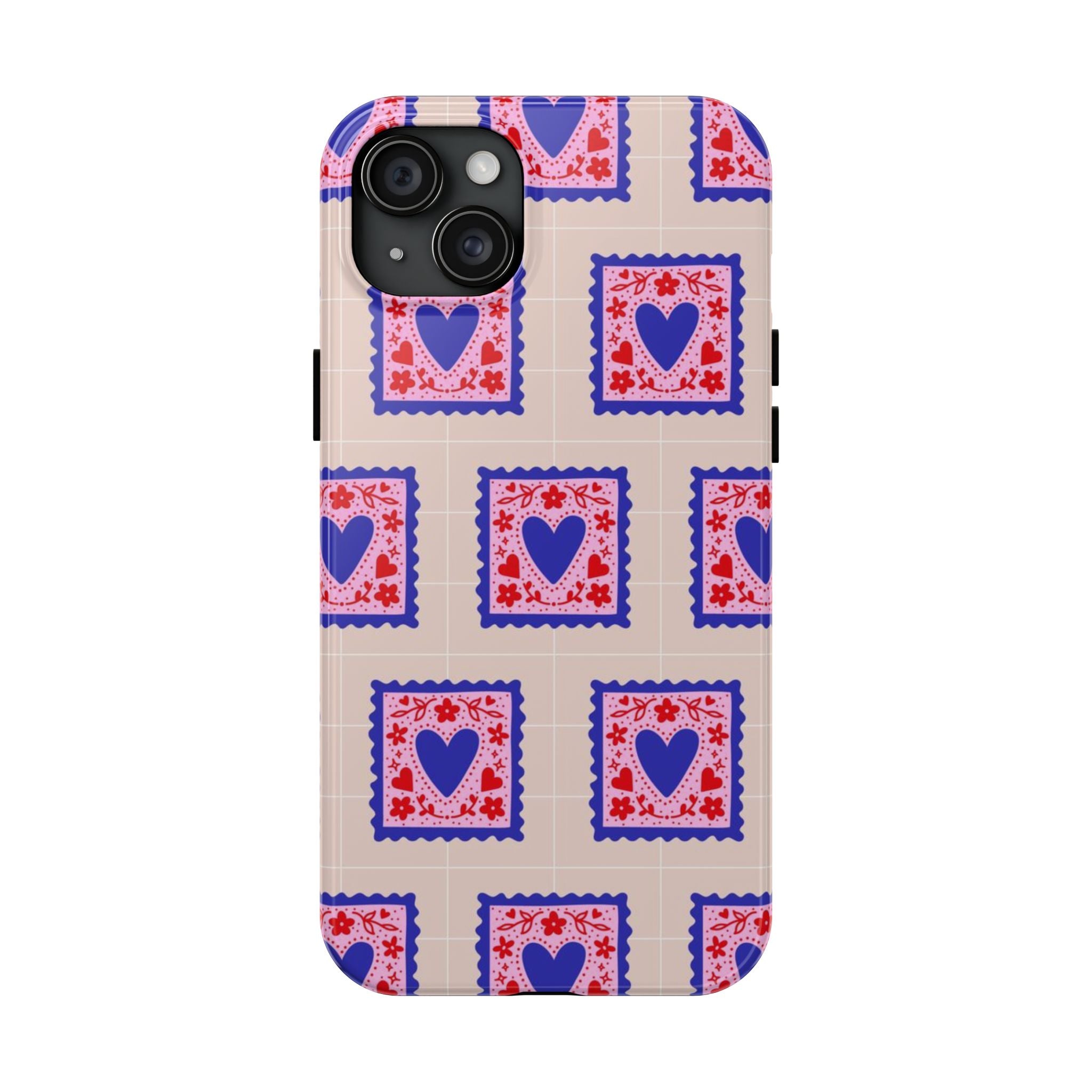 Heart Stamp Tough Phone Case