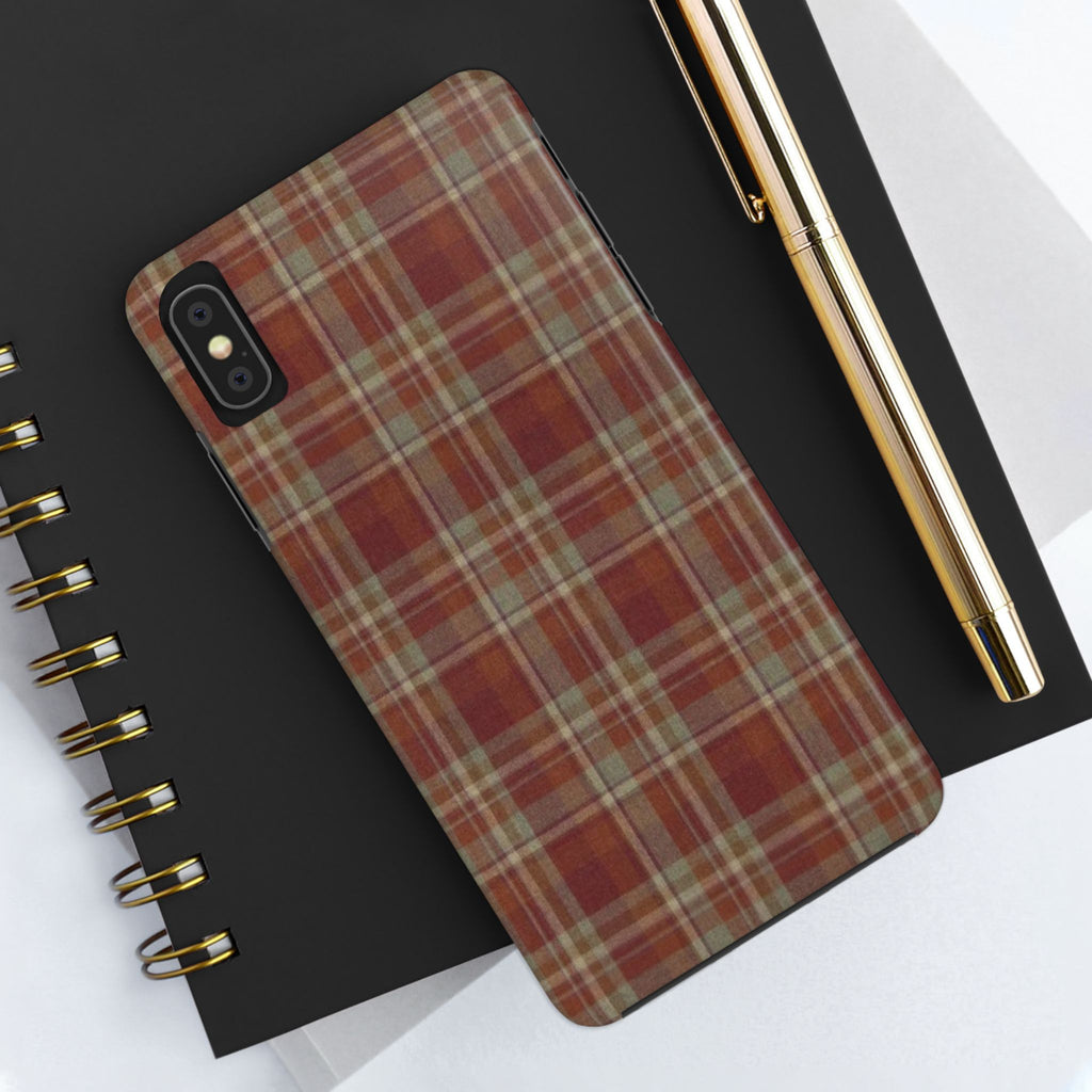 Autumn Plaid Tough Phone Case