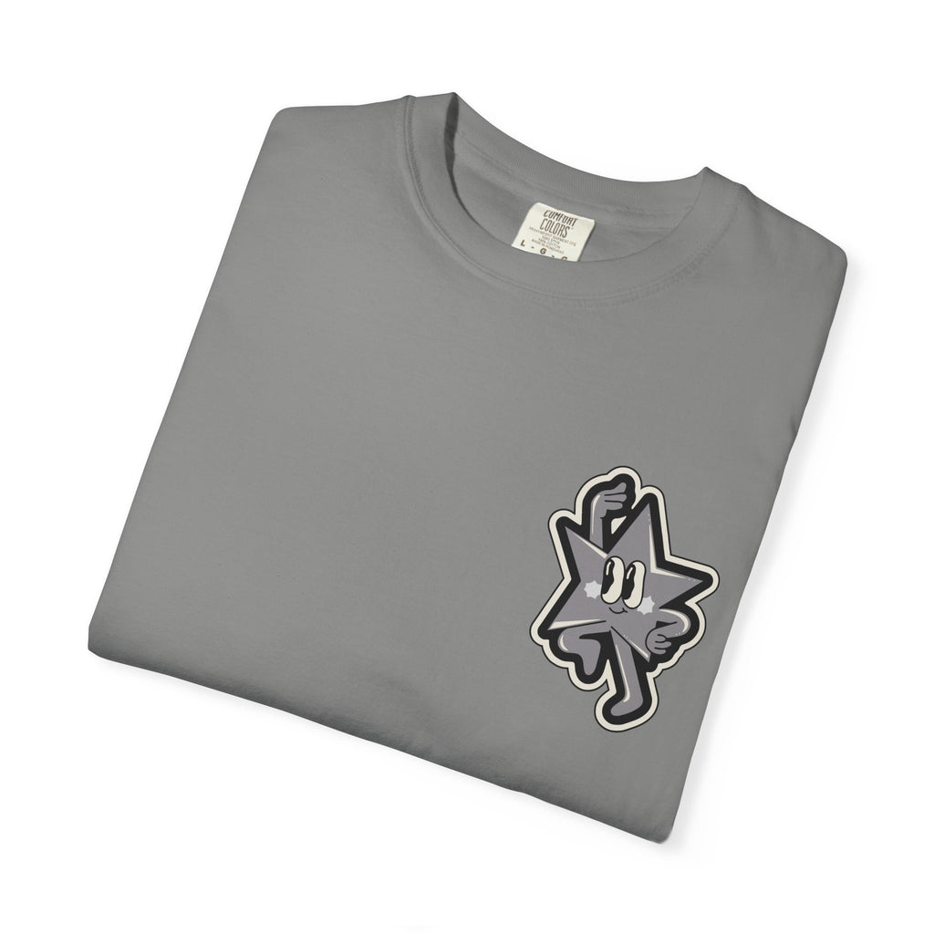 Garment-Dyed T-Shirt with 'Saved By Grace' Design