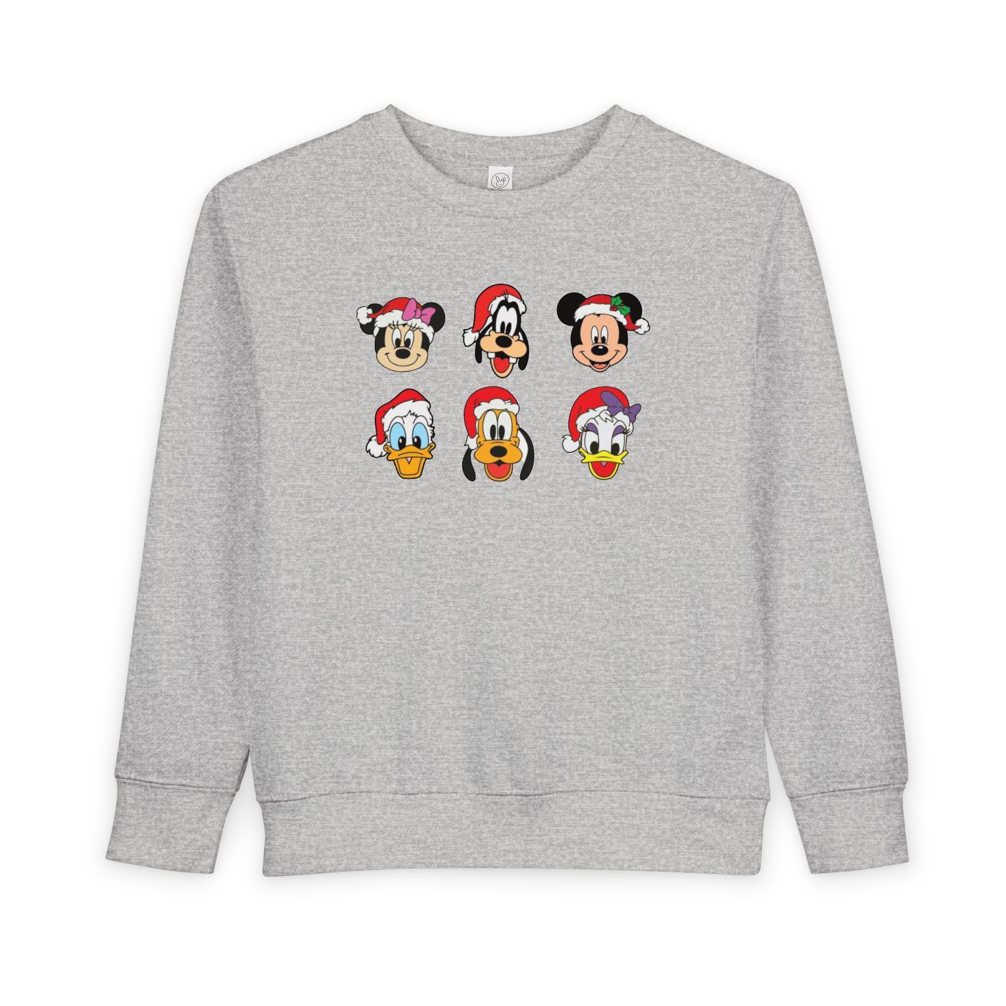 Toddler Sweatshirt - Cute Christmas Cartoon Characters