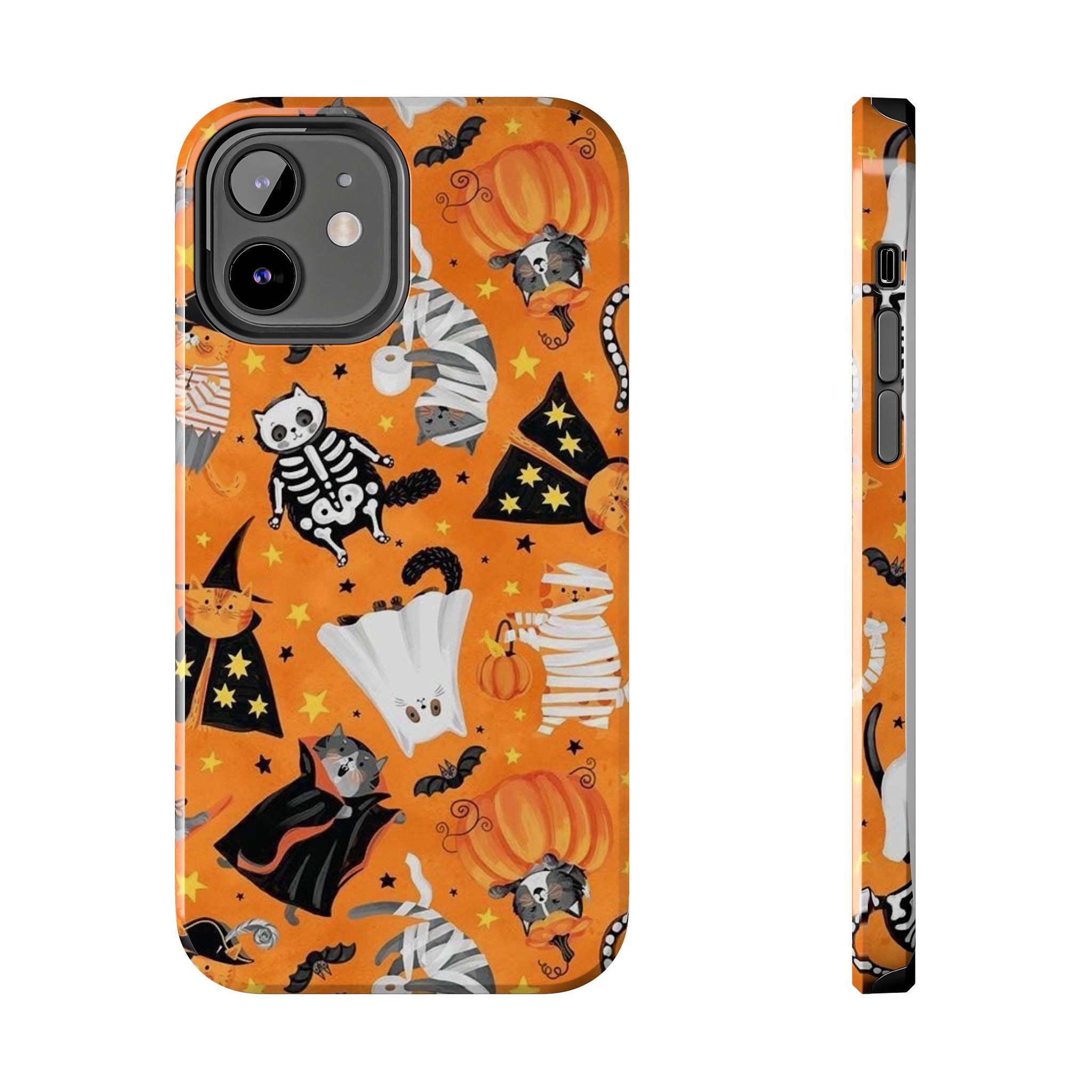 Spooky-Cat Halloween Tough Phone Case