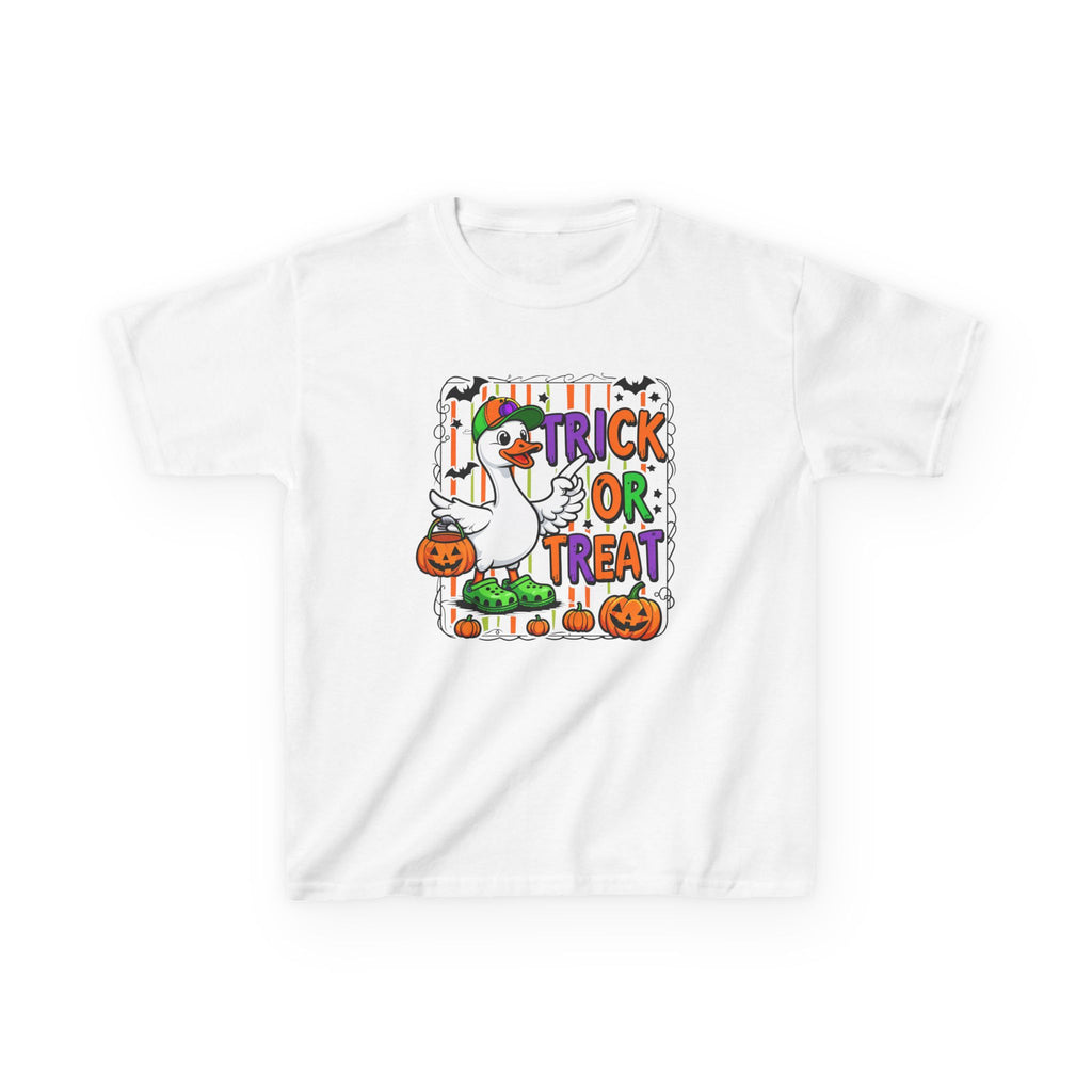 Boys Halloween Trick or Treat Goose Tee