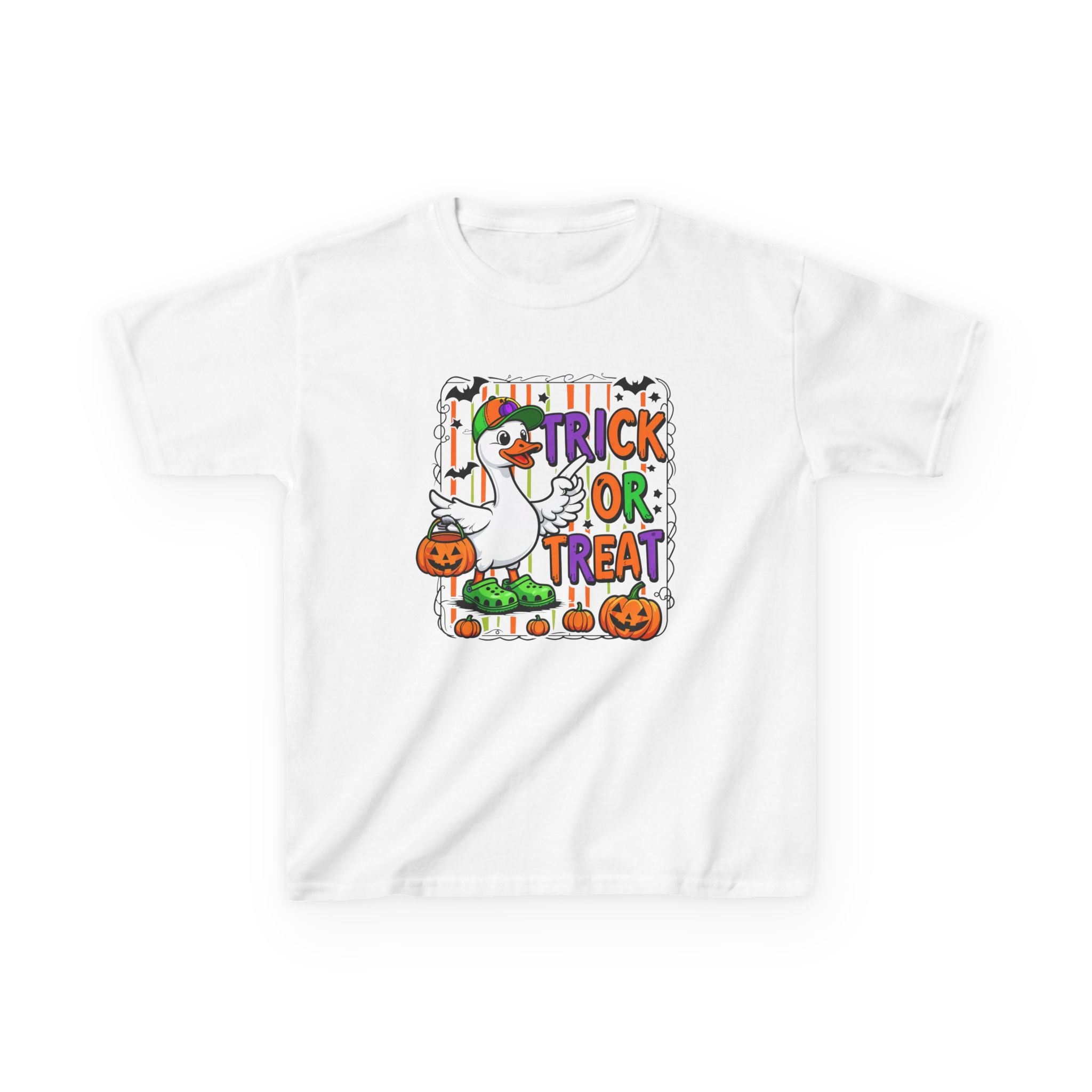 Boys Halloween Trick or Treat Goose Tee