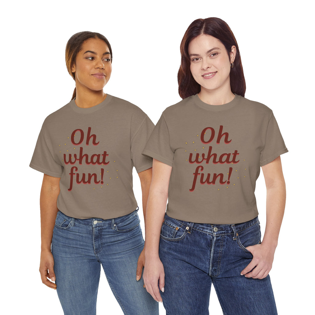 Oh What Fun Tee — Holiday Graphic Christmas T-Shirt