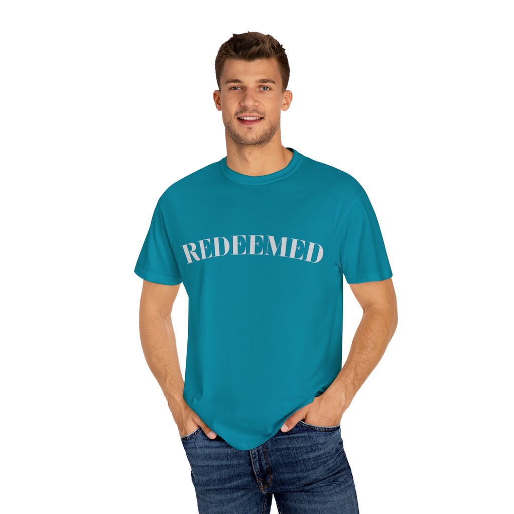 Redeemed Garment-Dyed T-Shirt, Christian Apparel