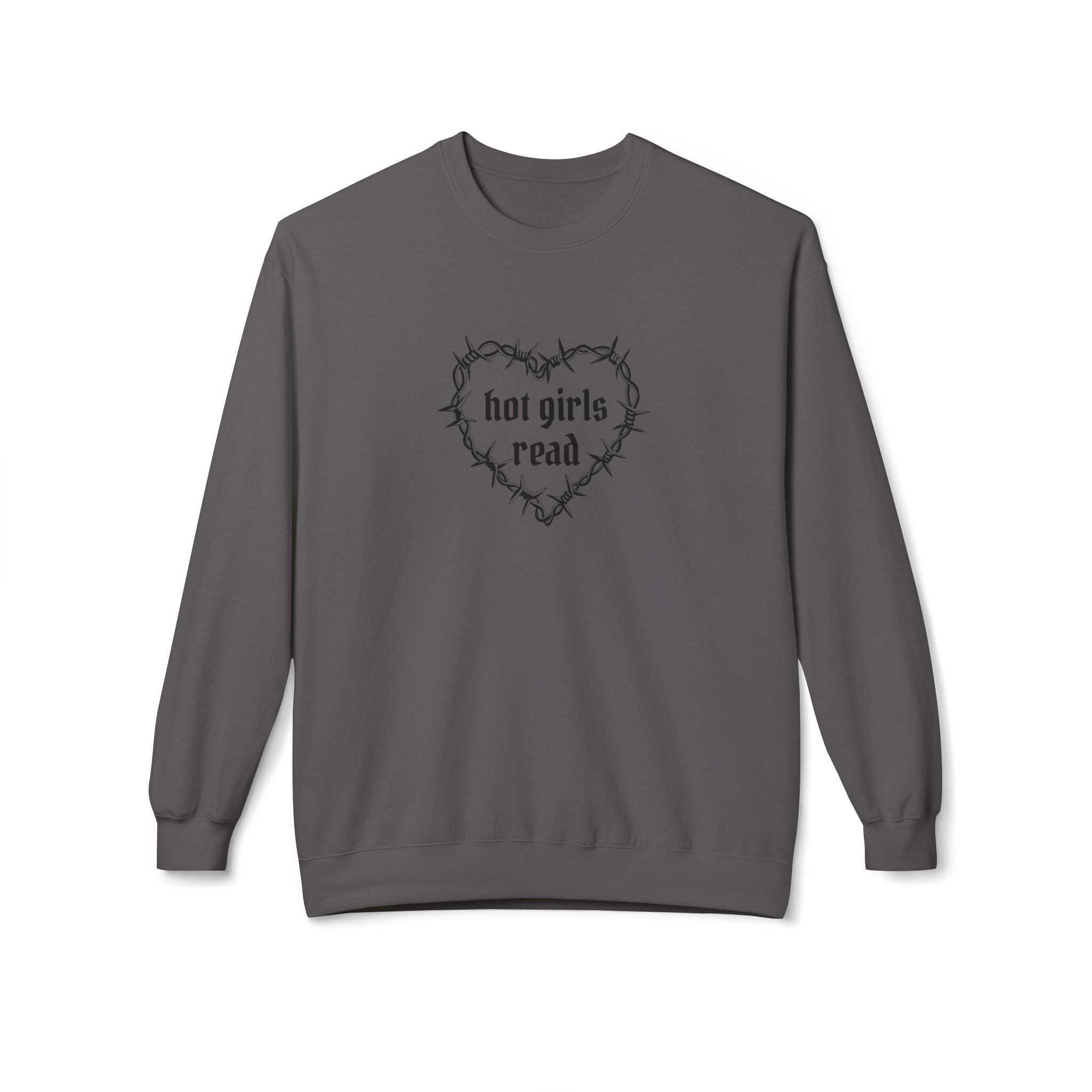 Hot Girls Read Crewneck Sweatshirt