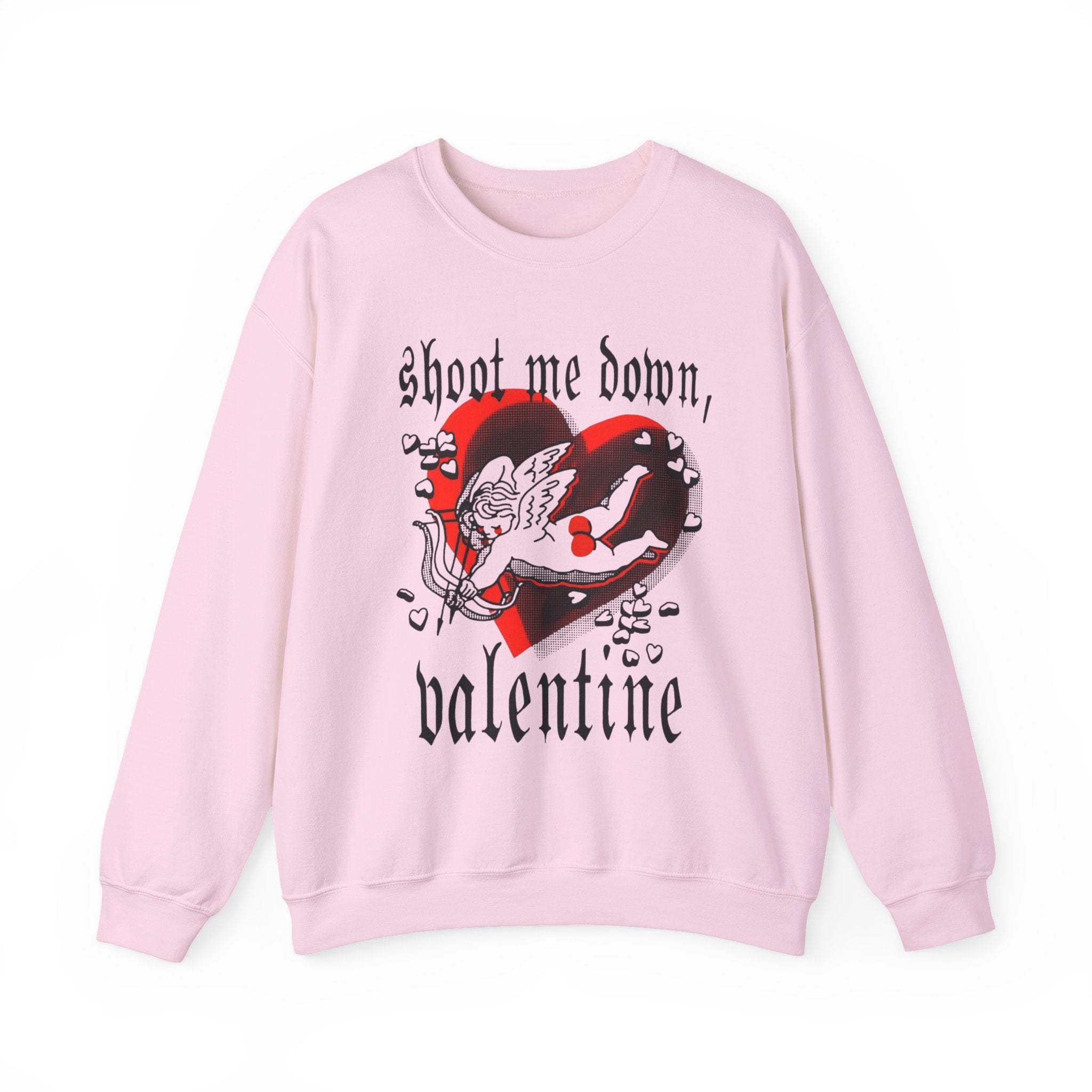 Edgy Gothic Valentine Crewneck