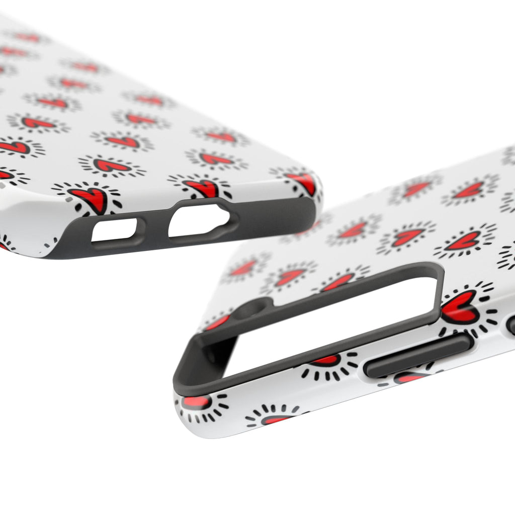 Heart Doodle Tough Phone Case