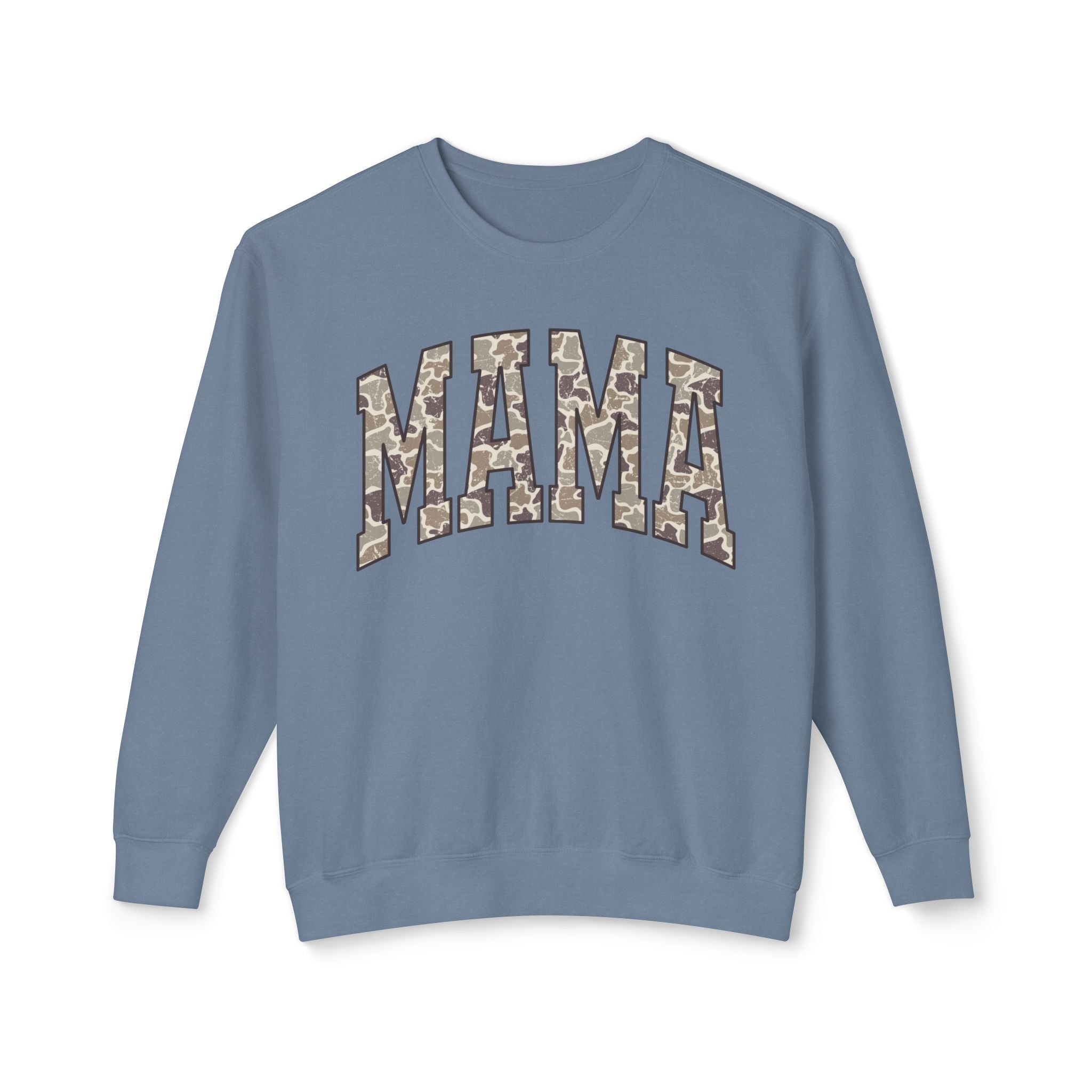 Stylish Mama Sweatshirt for Moms, Casual Gift for Mother's Day, Lightweight Crewneck Pullover, Cozy Everyday Wear, Trendy Fashion