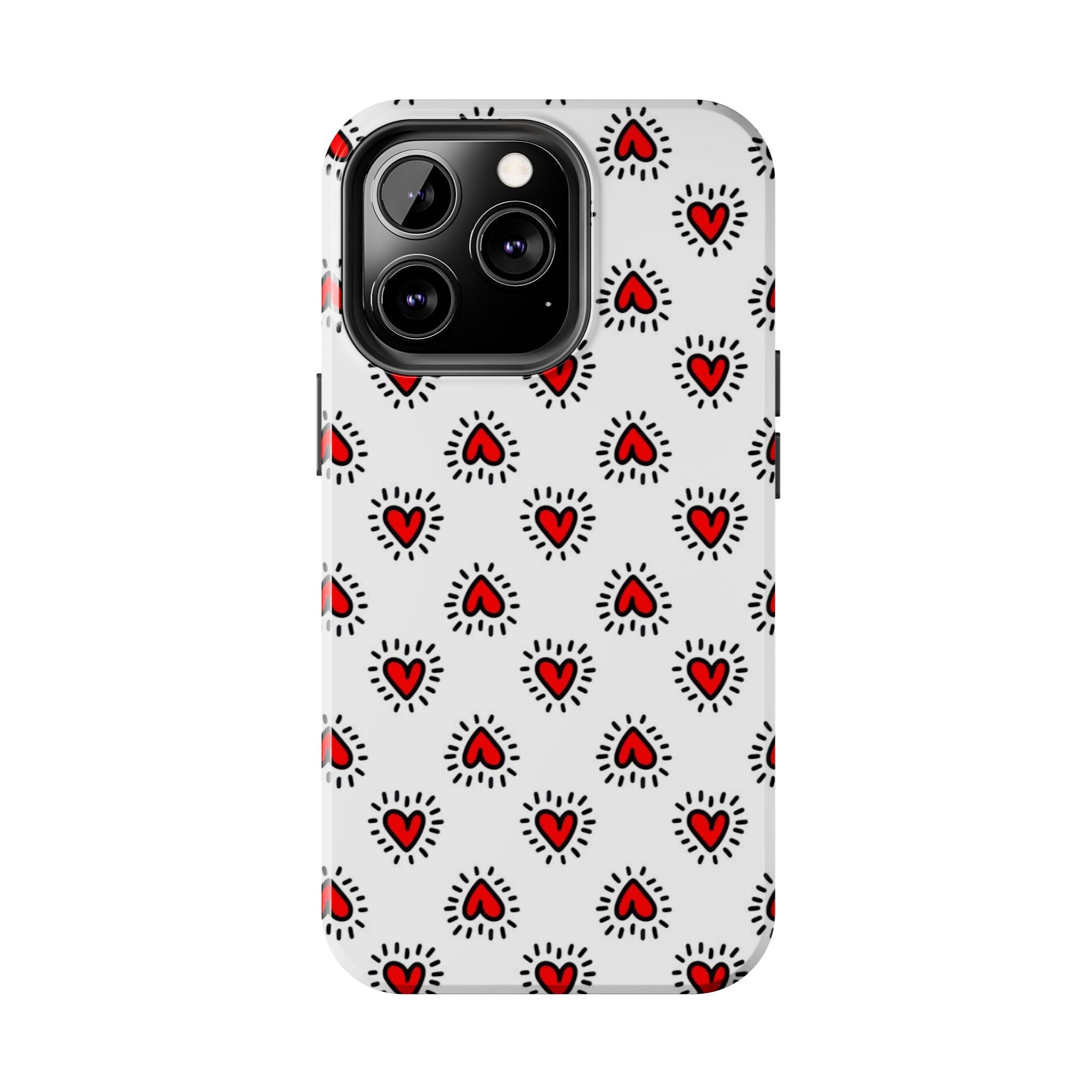 Heart Doodle Tough Phone Case