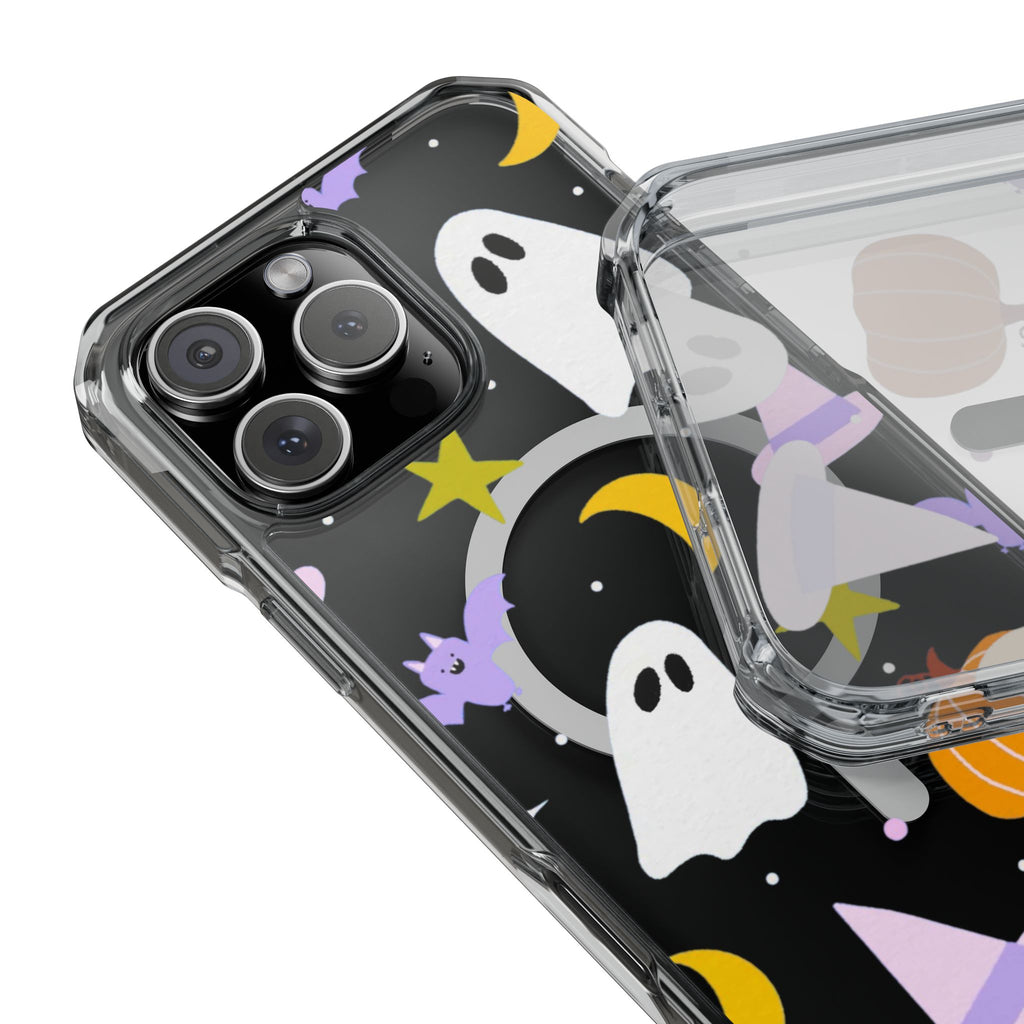 Ghost Transparent Background Magnetic Clear Impact Case