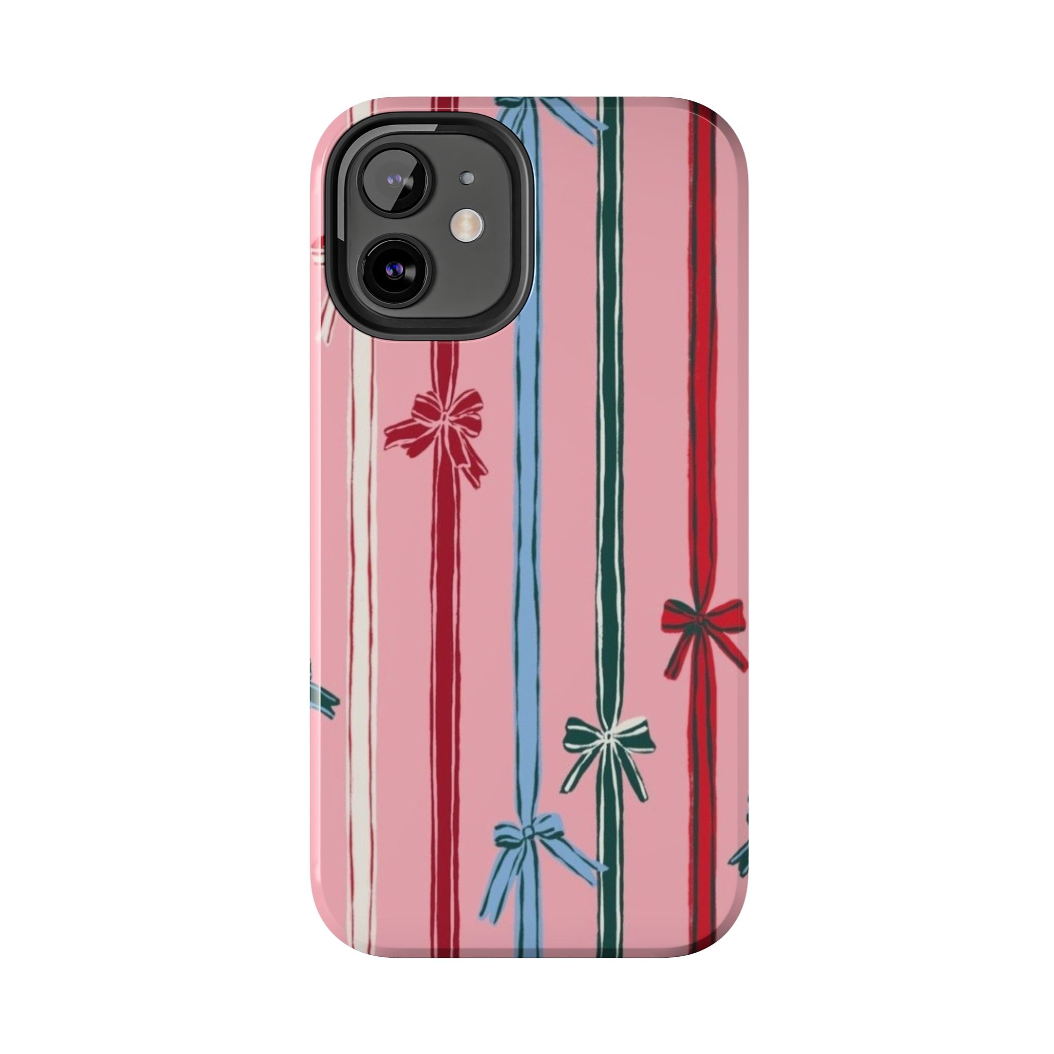 Holiday Bow Pattern Tough Phone Case