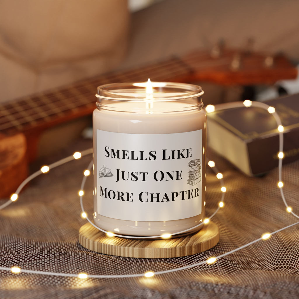 Scented Soy Candle - Smells Like Just One More Chapter | Relaxing Home Decor
