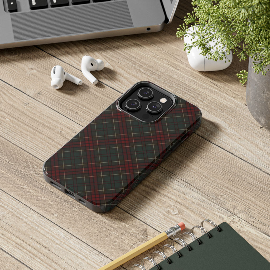 Christmas Plaid Pattern Tough Phone Case