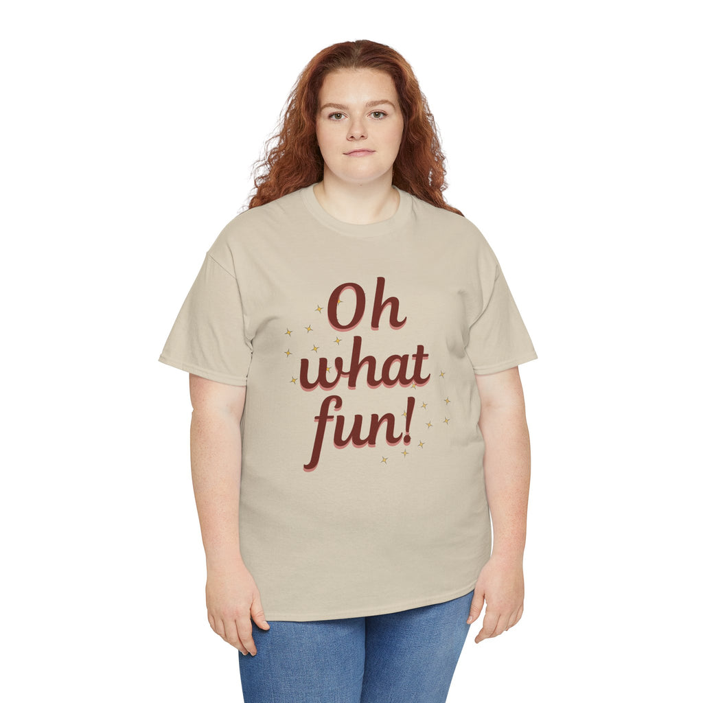 Oh What Fun Tee — Holiday Graphic Christmas T-Shirt