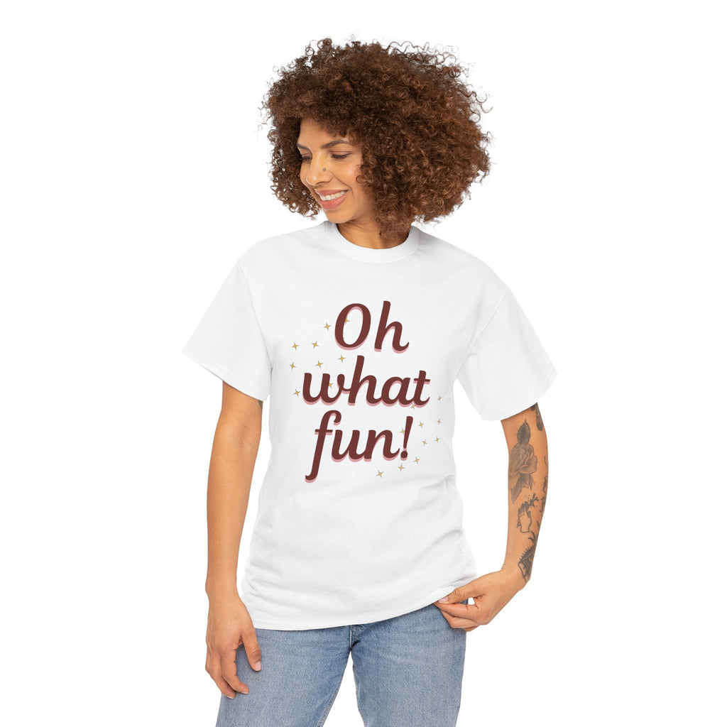 Oh What Fun Tee — Holiday Graphic Christmas T-Shirt