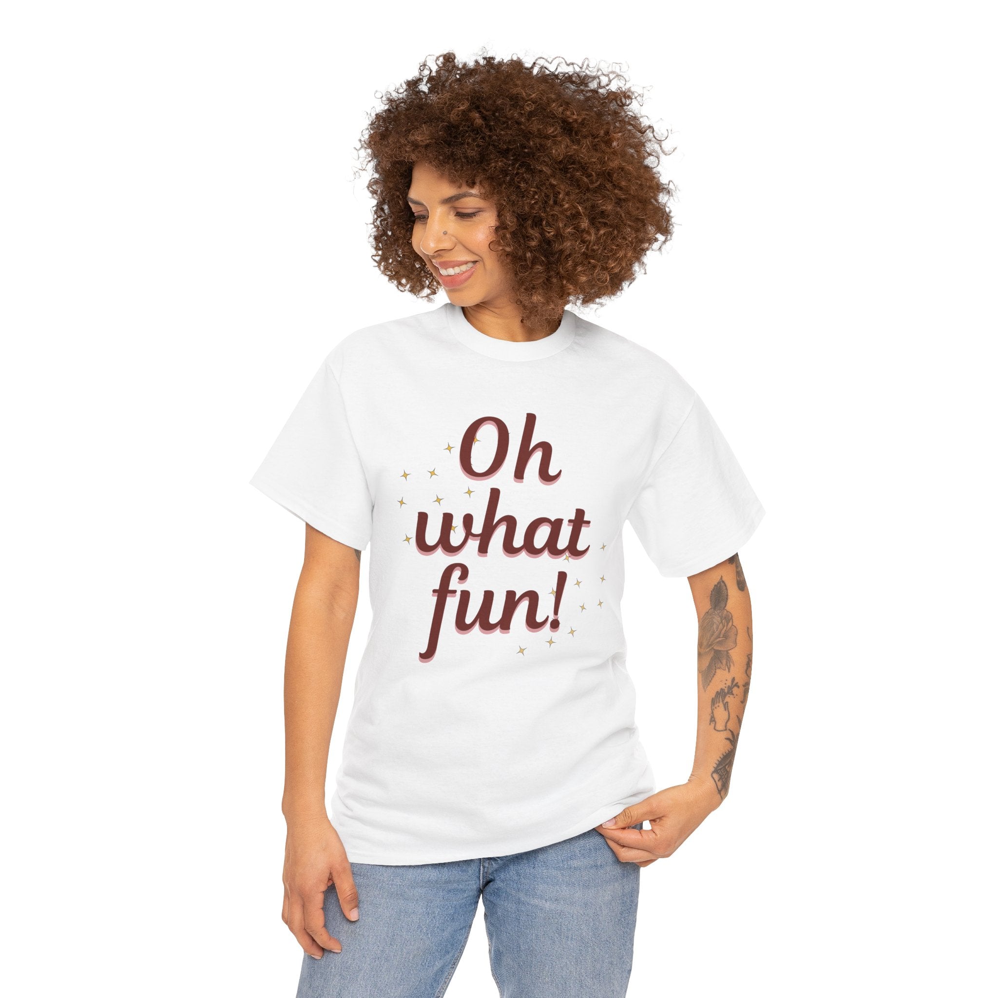 Oh What Fun Tee — Holiday Graphic Christmas T-Shirt