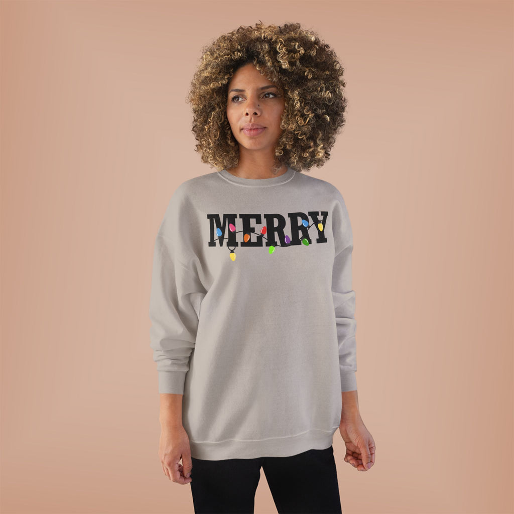Merry Lights EcoSmart Crewneck Sweatshirt