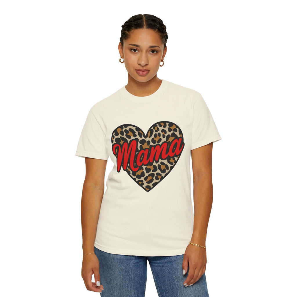 Leopard Heart Mama T-Shirt
