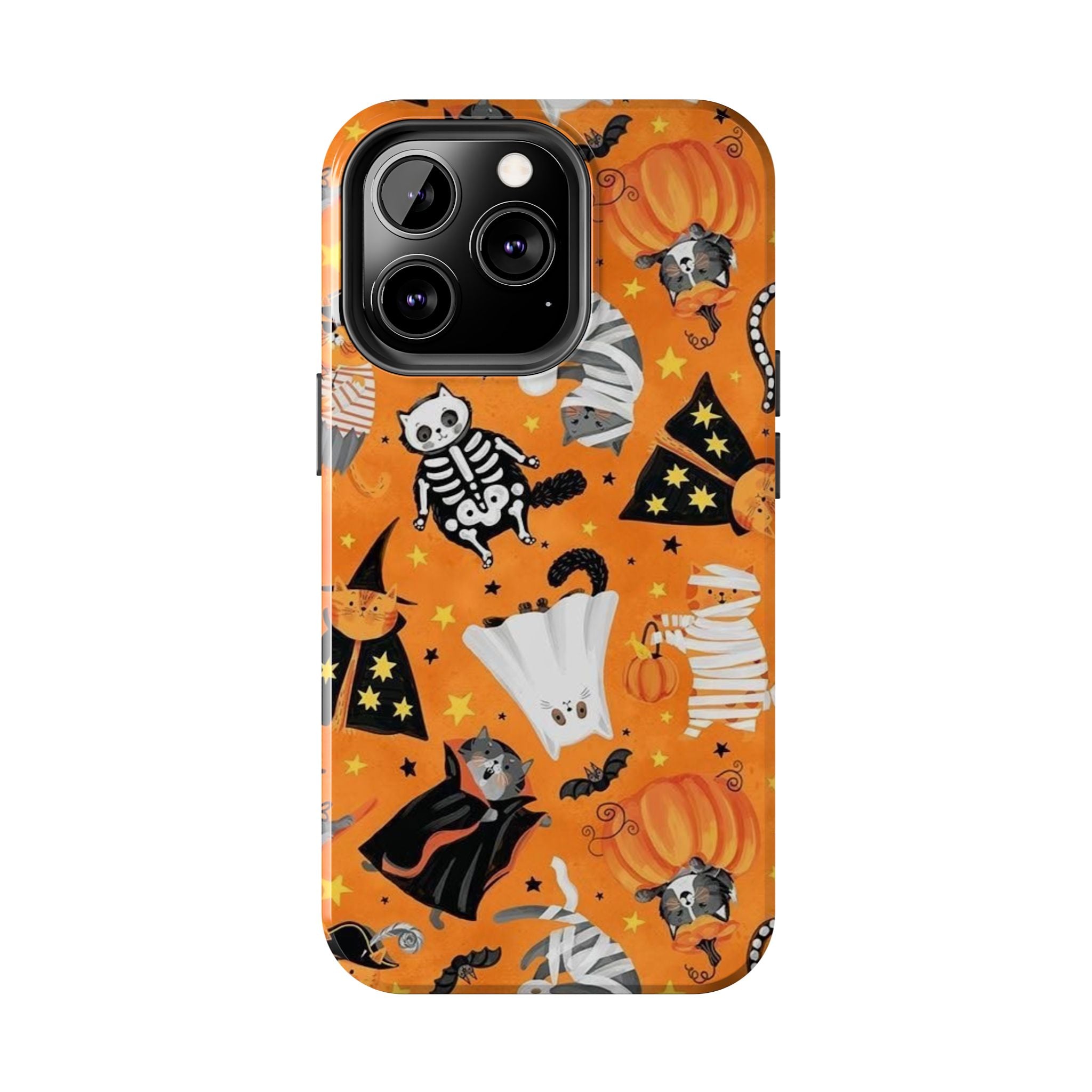 Spooky-Cat Halloween Tough Phone Case