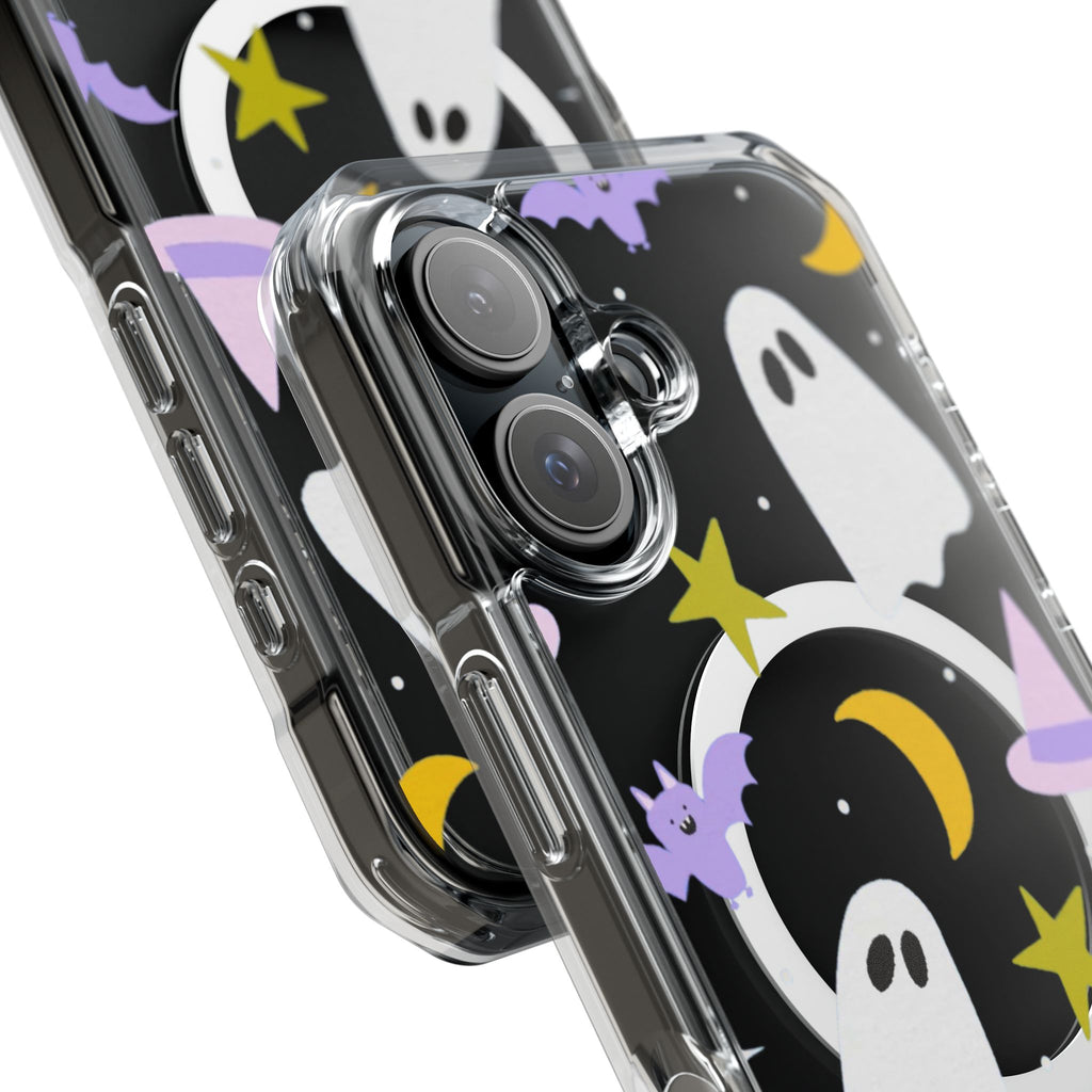 Ghost Transparent Background Magnetic Clear Impact Case