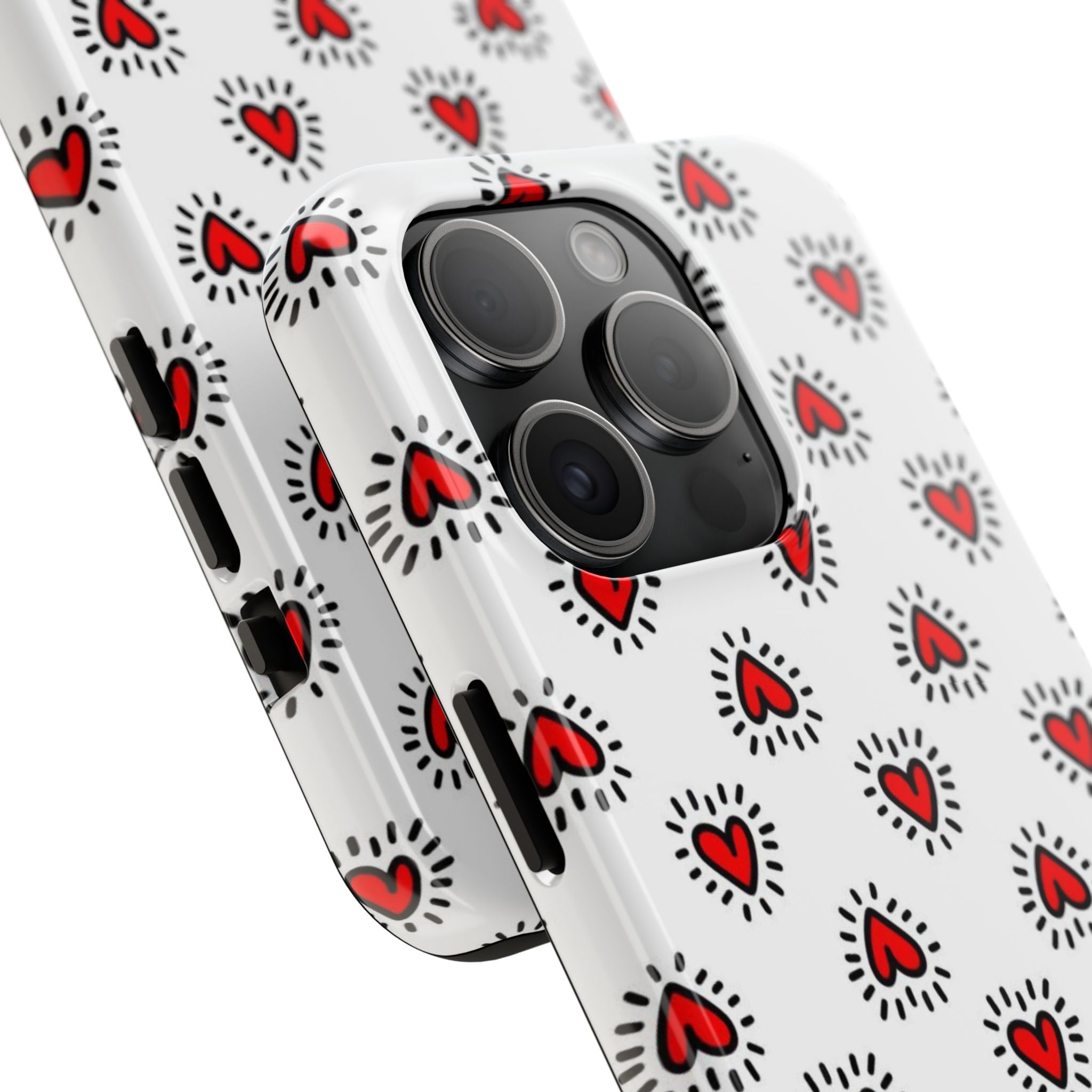 Heart Doodle Tough Phone Case