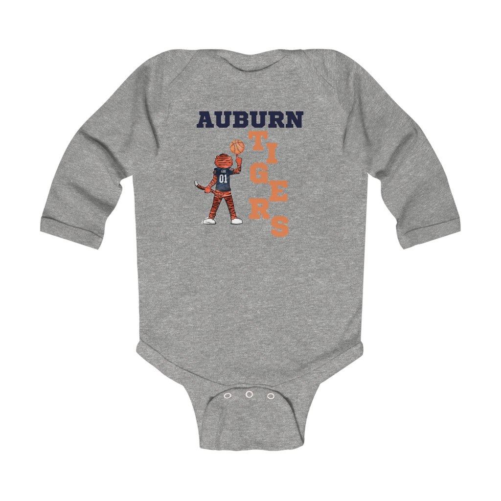 Auburn Tigers Infant Long Sleeve Bodysuit - Cute Baby Sportswear