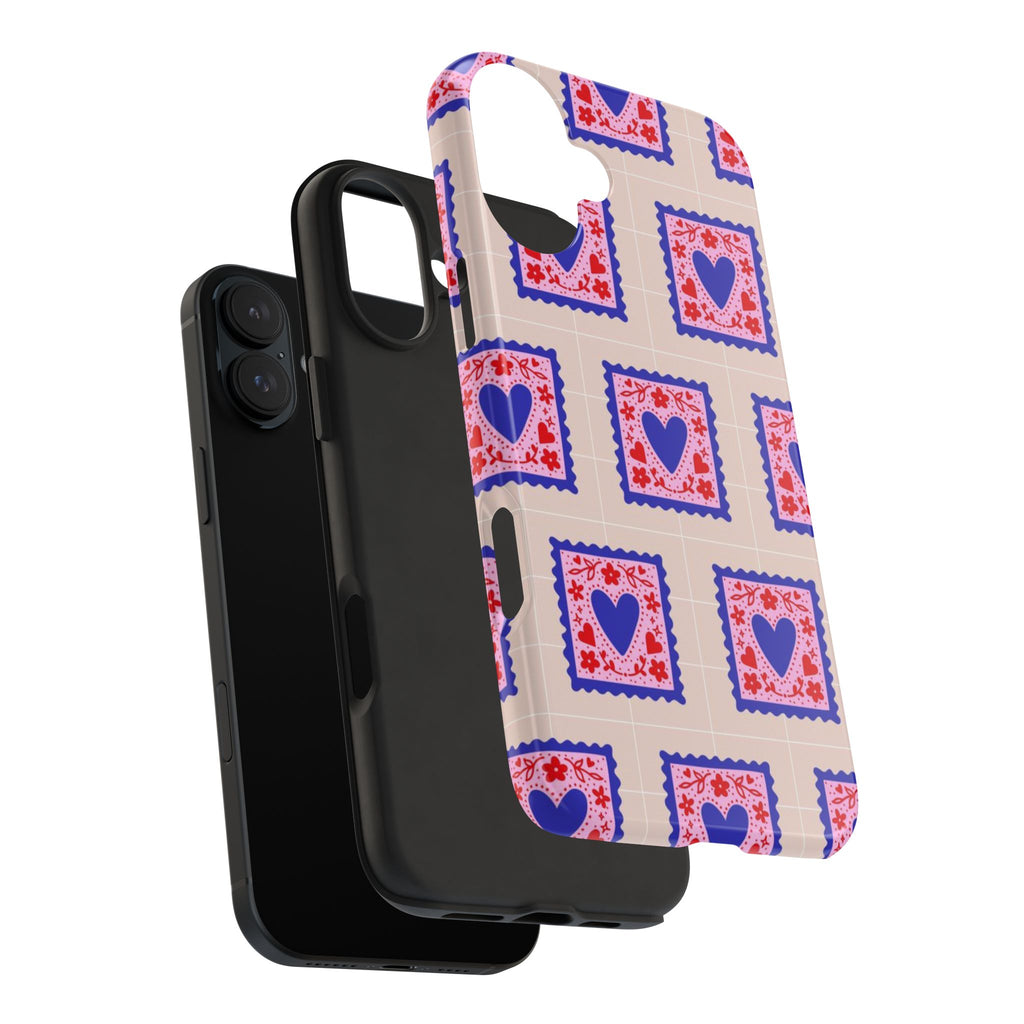 Heart Stamp Tough Phone Case