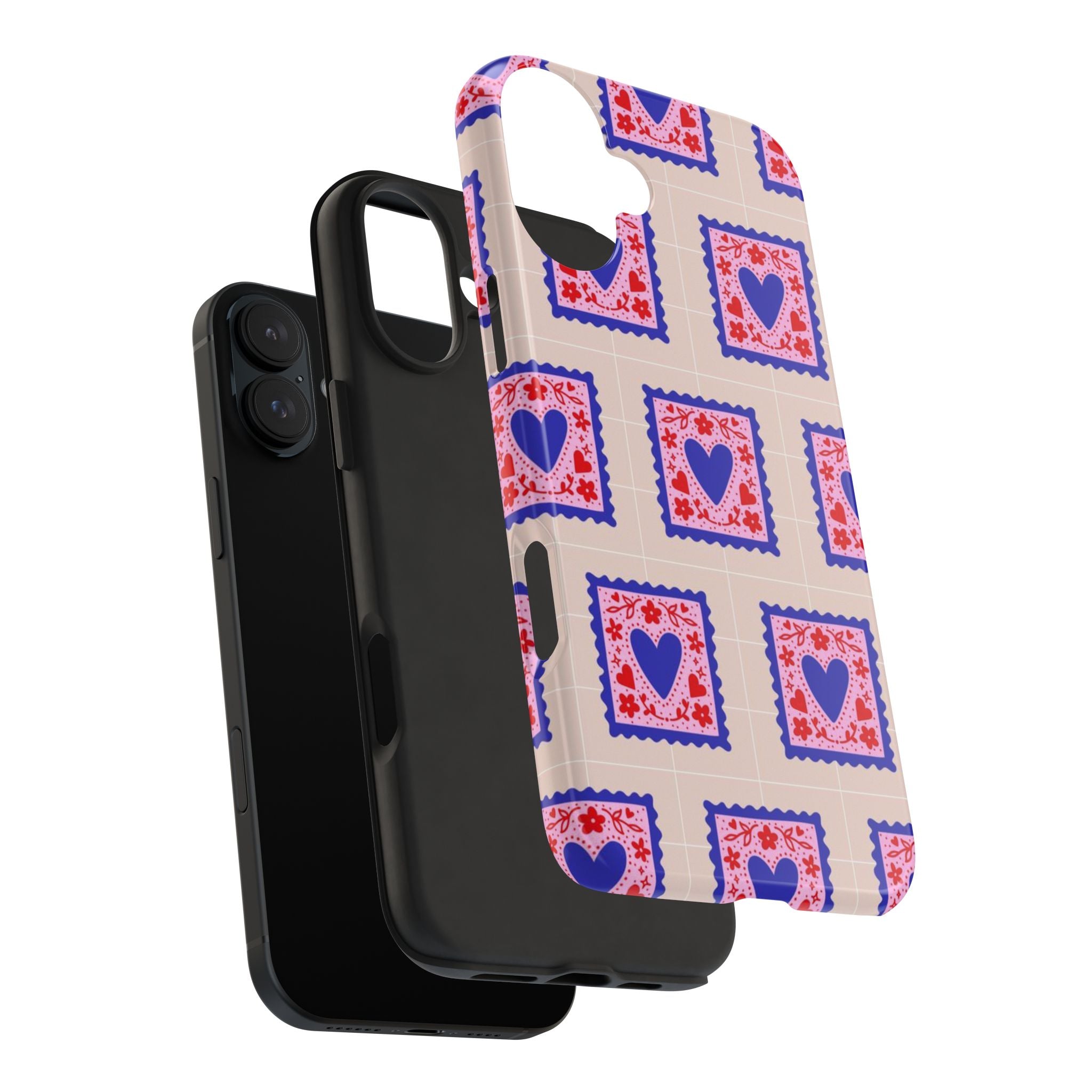 Heart Stamp Tough Phone Case
