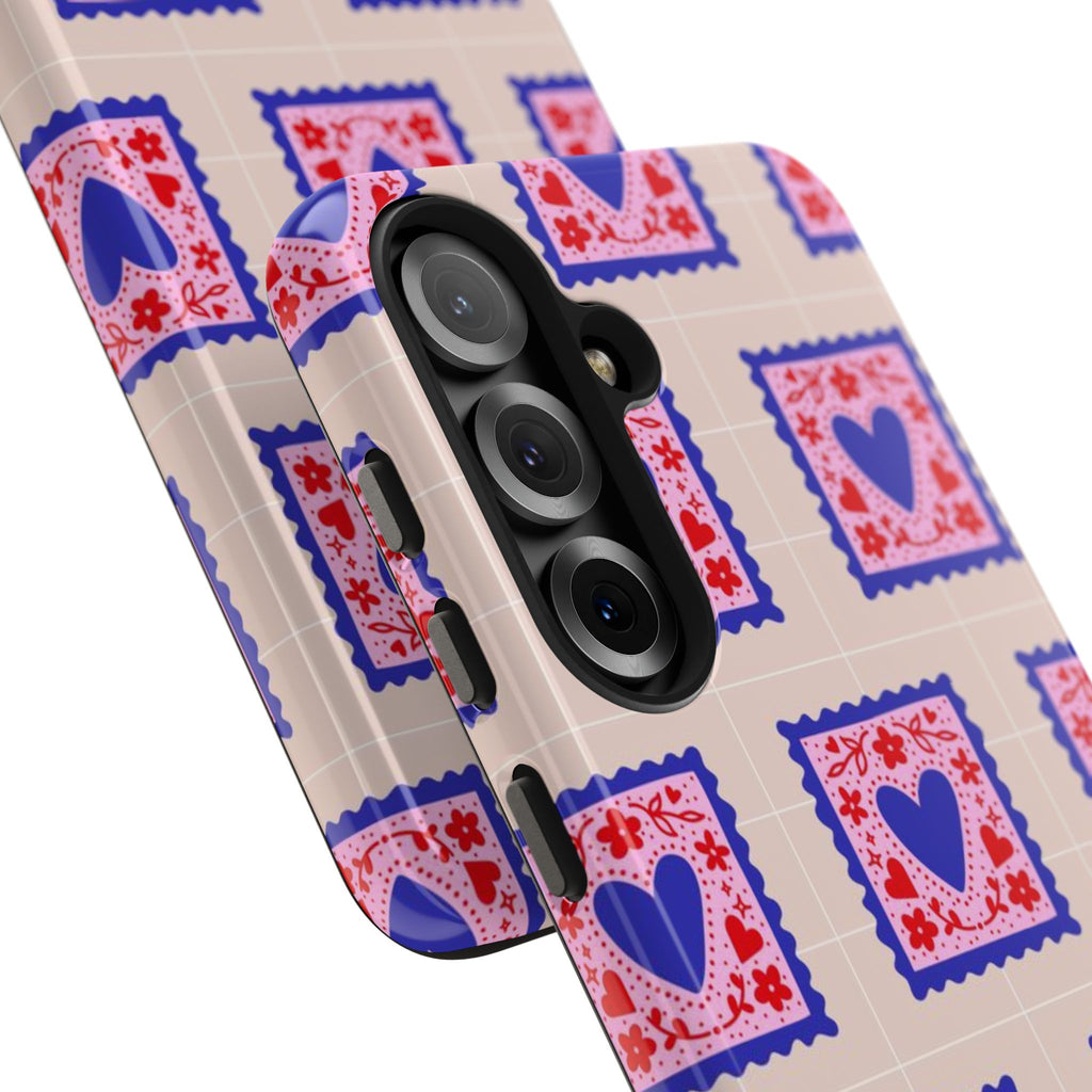 Heart Stamp Tough Phone Case