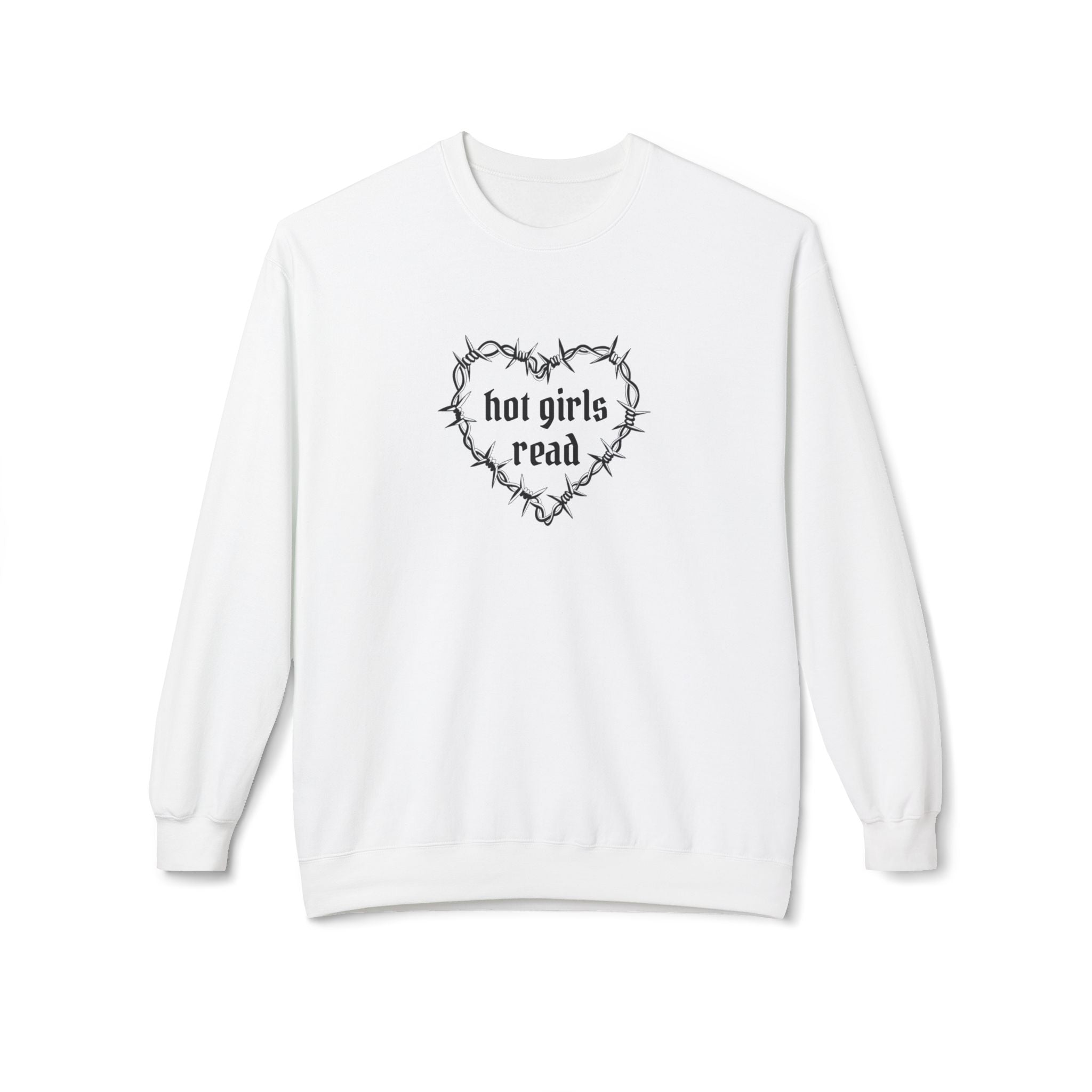 Hot Girls Read Crewneck Sweatshirt