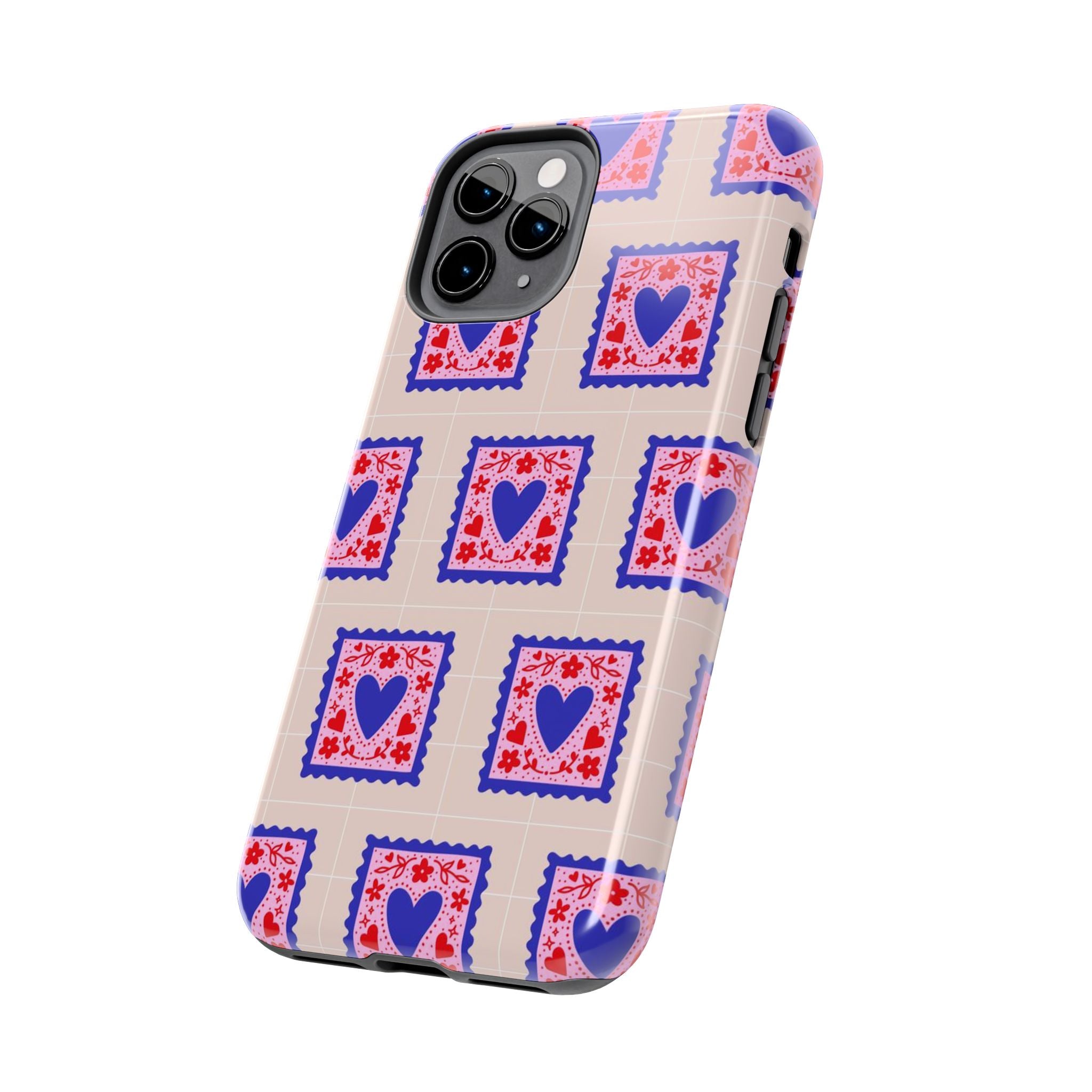 Heart Stamp Tough Phone Case