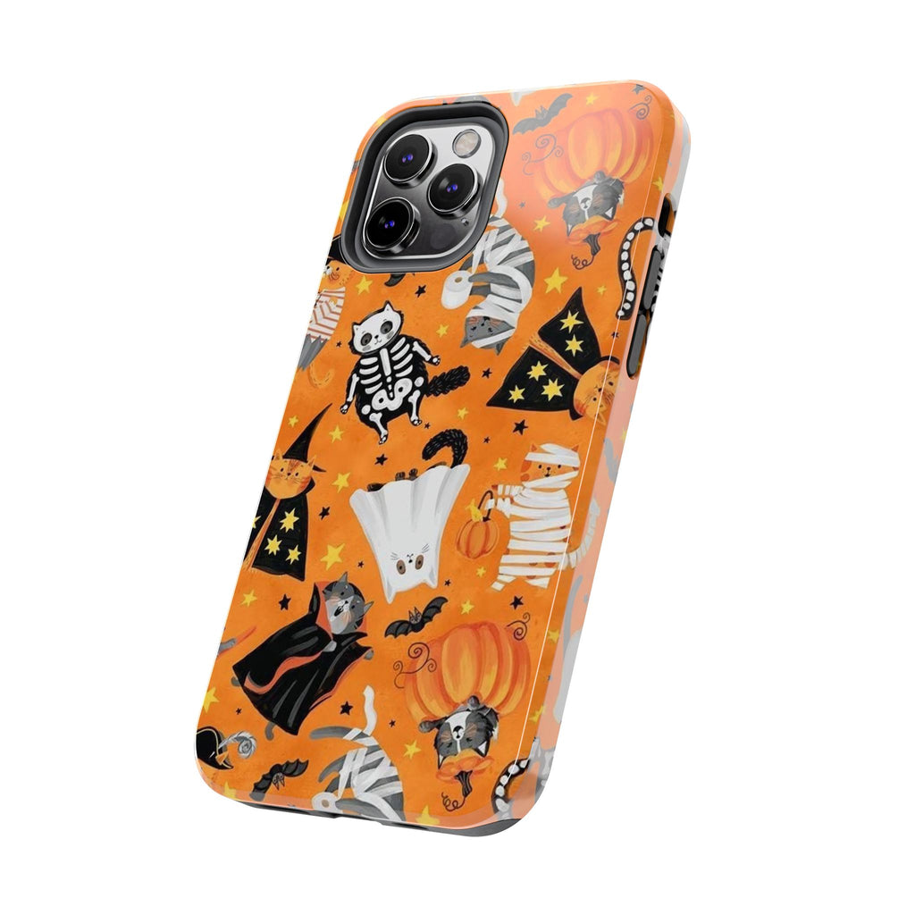 Spooky-Cat Halloween Tough Phone Case