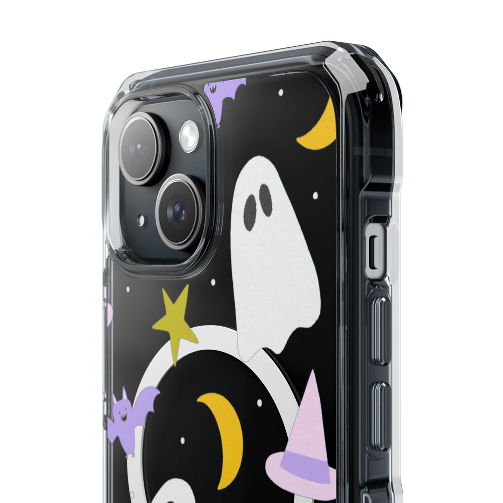 Ghost Transparent Background Magnetic Clear Impact Case