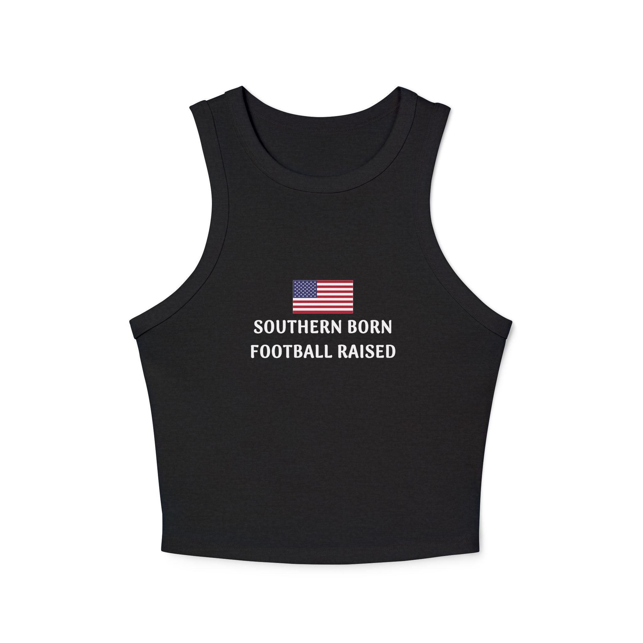 Patriotic Women's Racer Tank | Summer Fitness Top, 4th of July Workout Shirt, Casual Wear, Gift for Her, Outdoor Activities