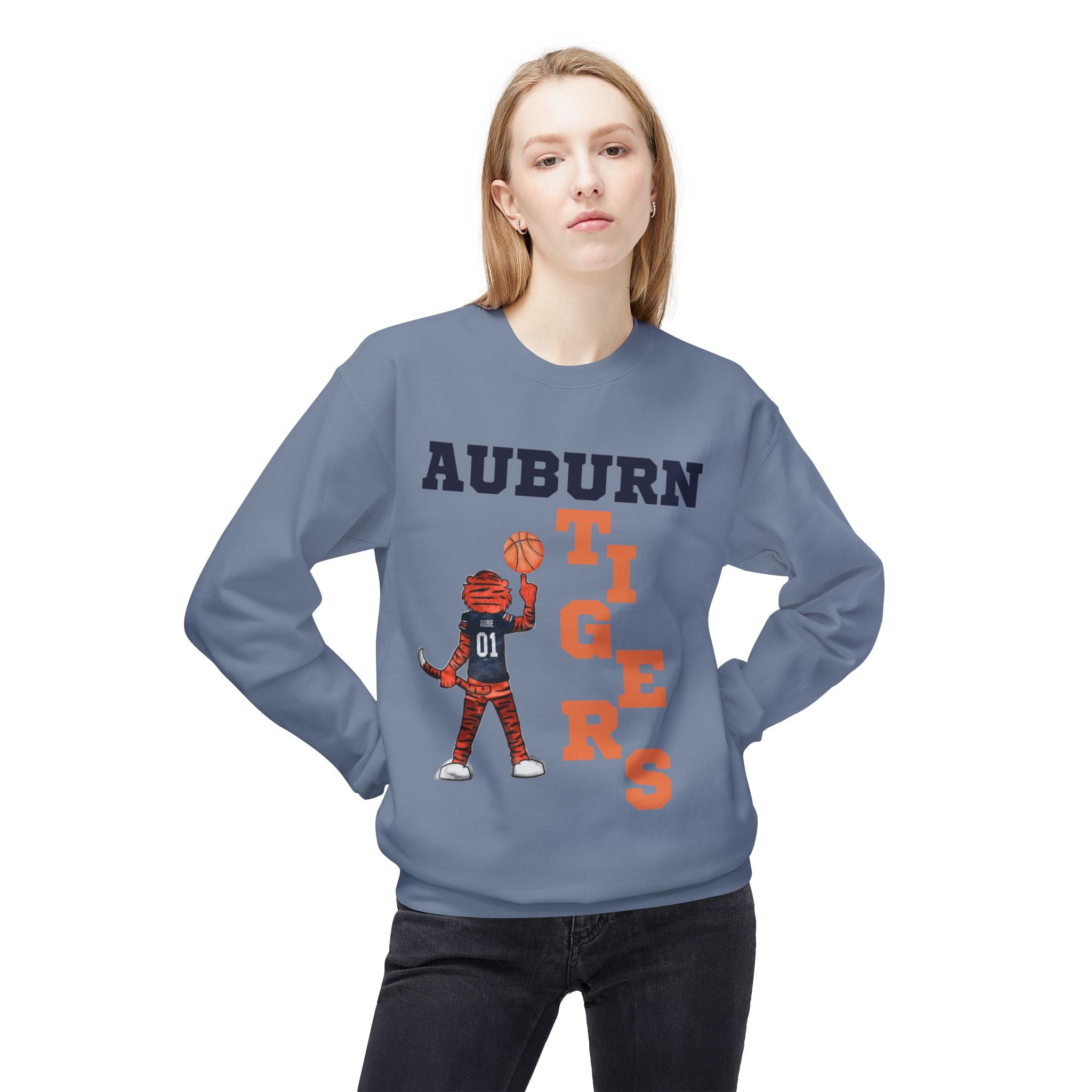 Auburn Tigers Unisex Fleece Crewneck Sweatshirt