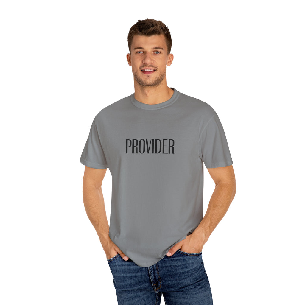 Provider Unisex Garment-Dyed T-shirt, Casual Tee